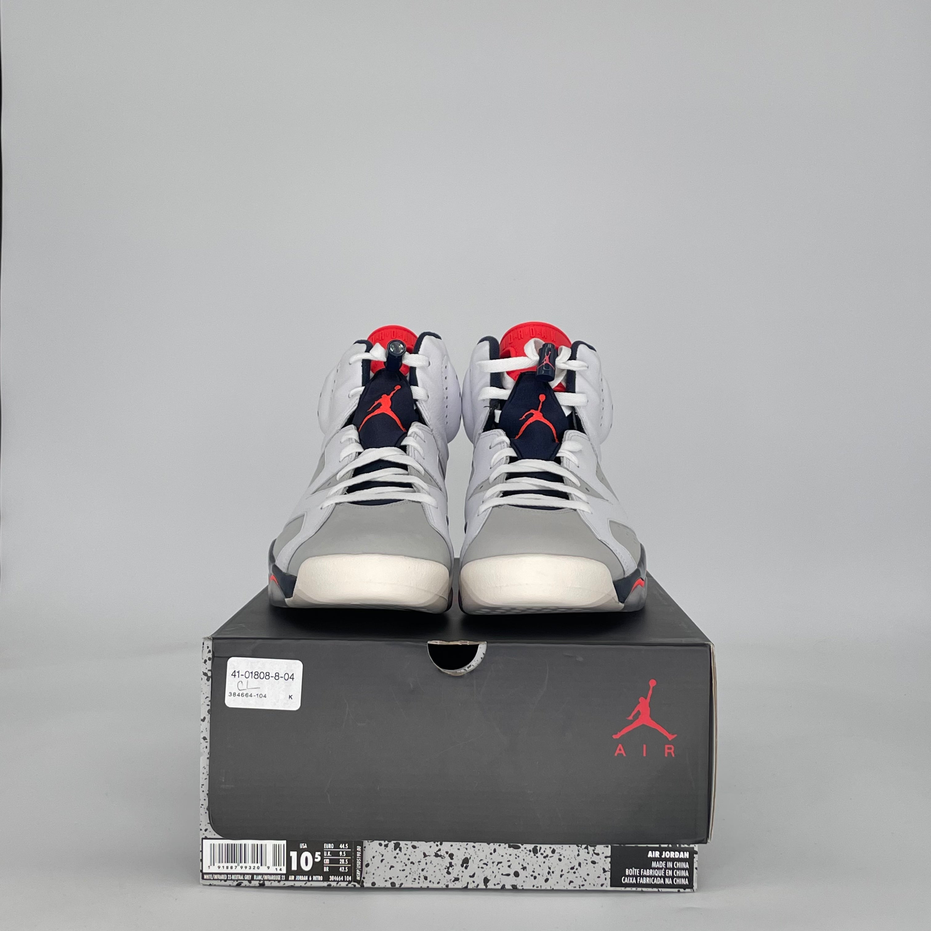 AIR JORDAN 6 TINKER 384664-104 SIZE 10.5/12W