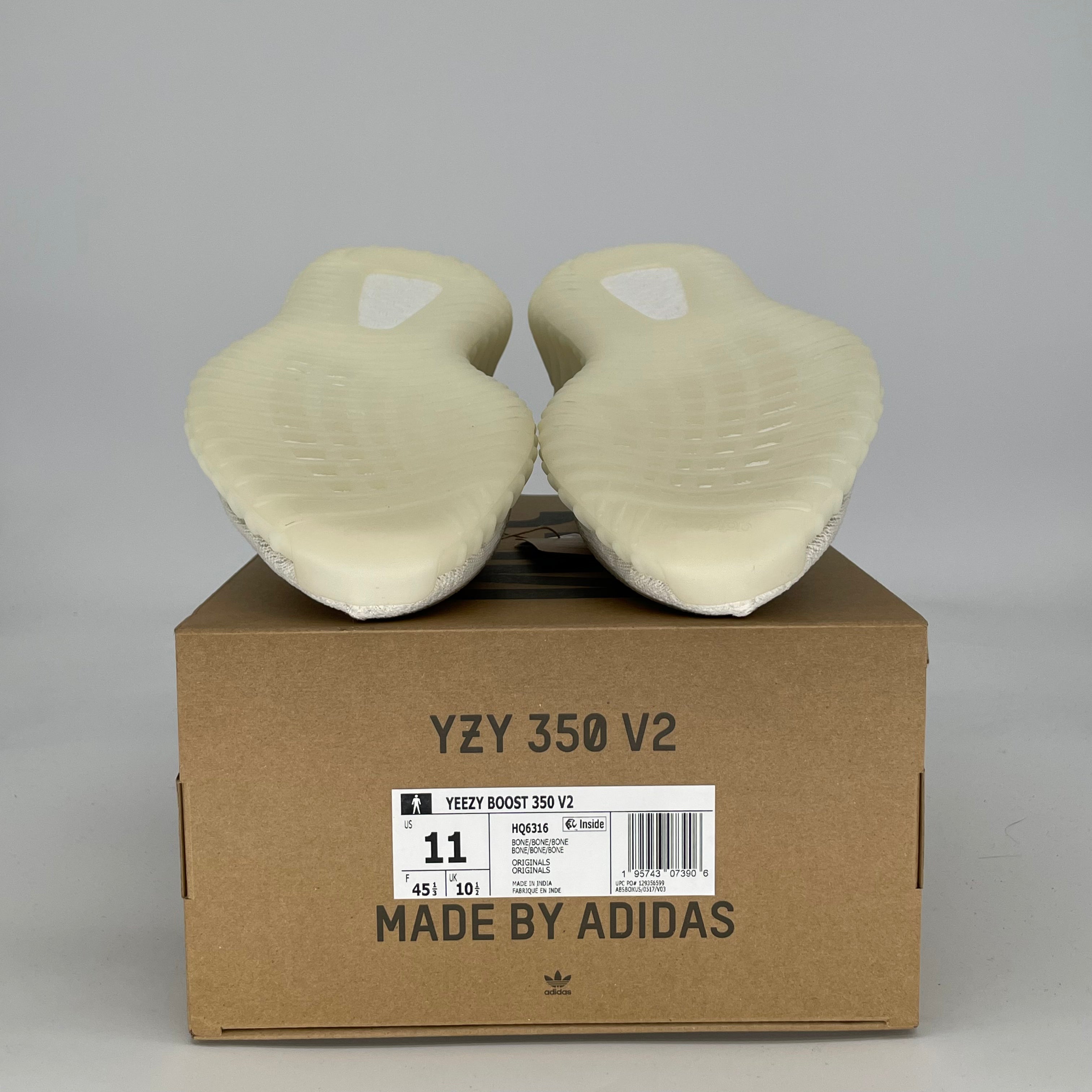 ADIDAS YEEZY 350 V2 BONE HQ6316 SIZE 11/12.5W