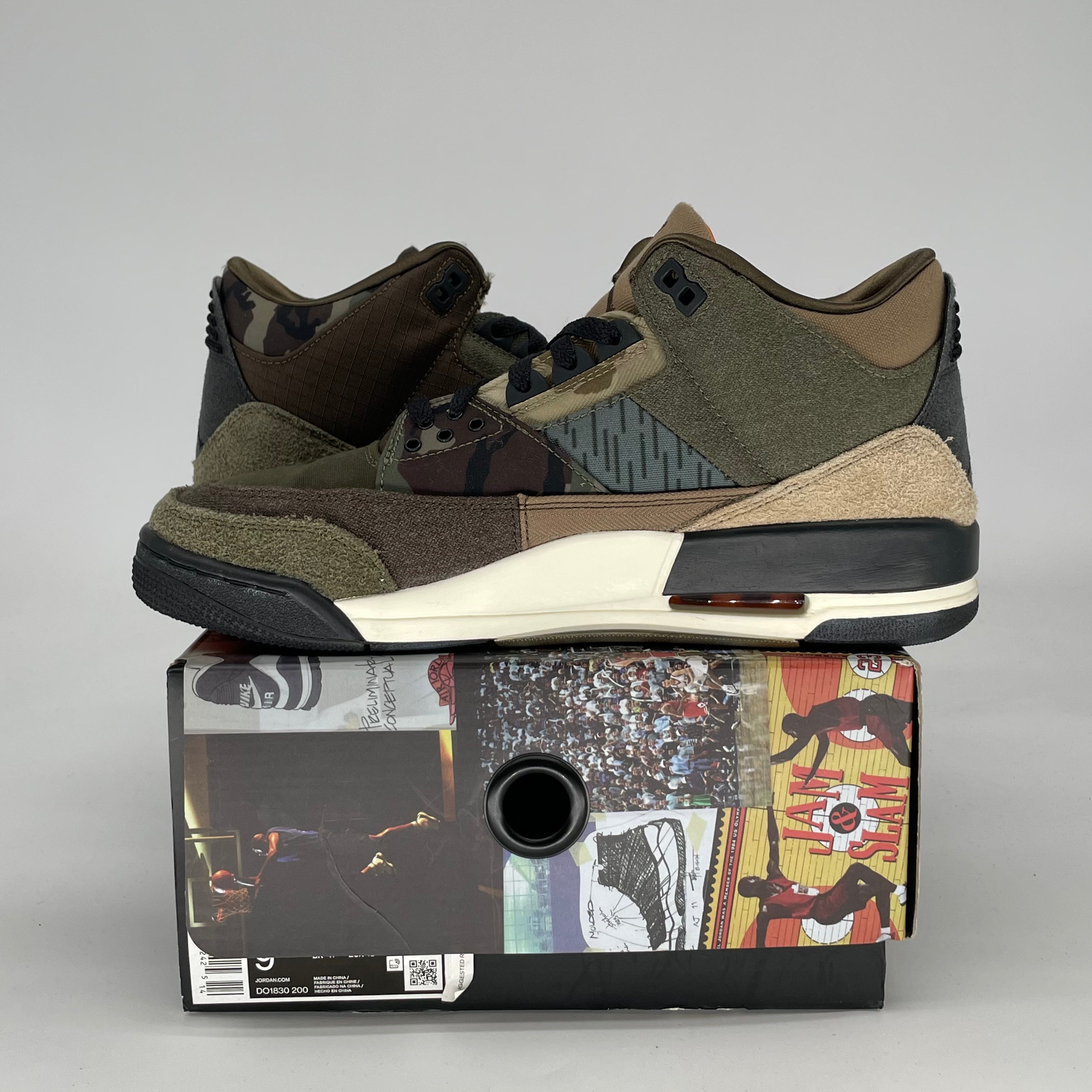 AIR JORDAN 3 PATCHWORK DO1830-200 SIZE 9.5/11W