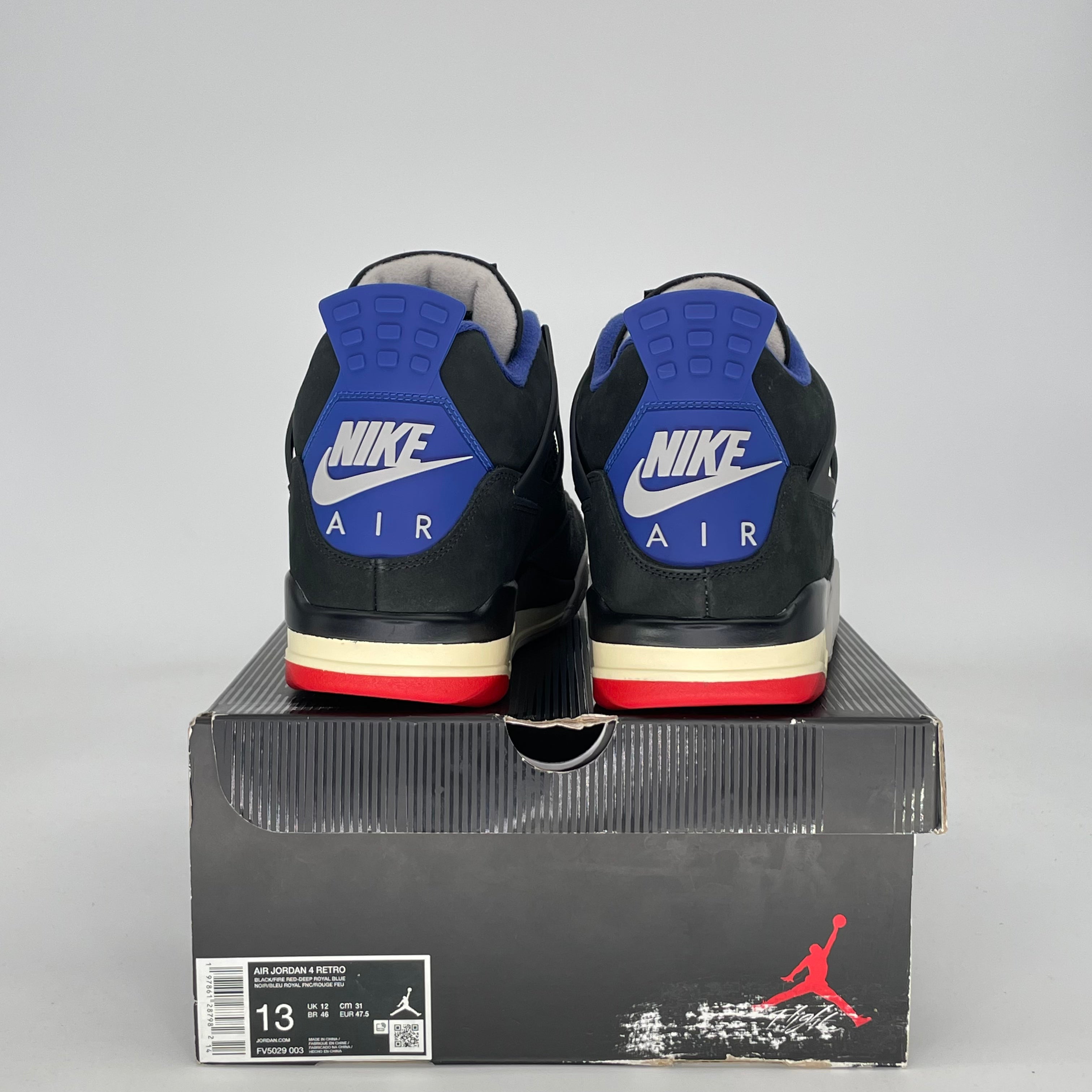 AIR JORDAN 4 RARE AIR (WHITE LETTERING) FV5029-003 SIZE 13/14.5W