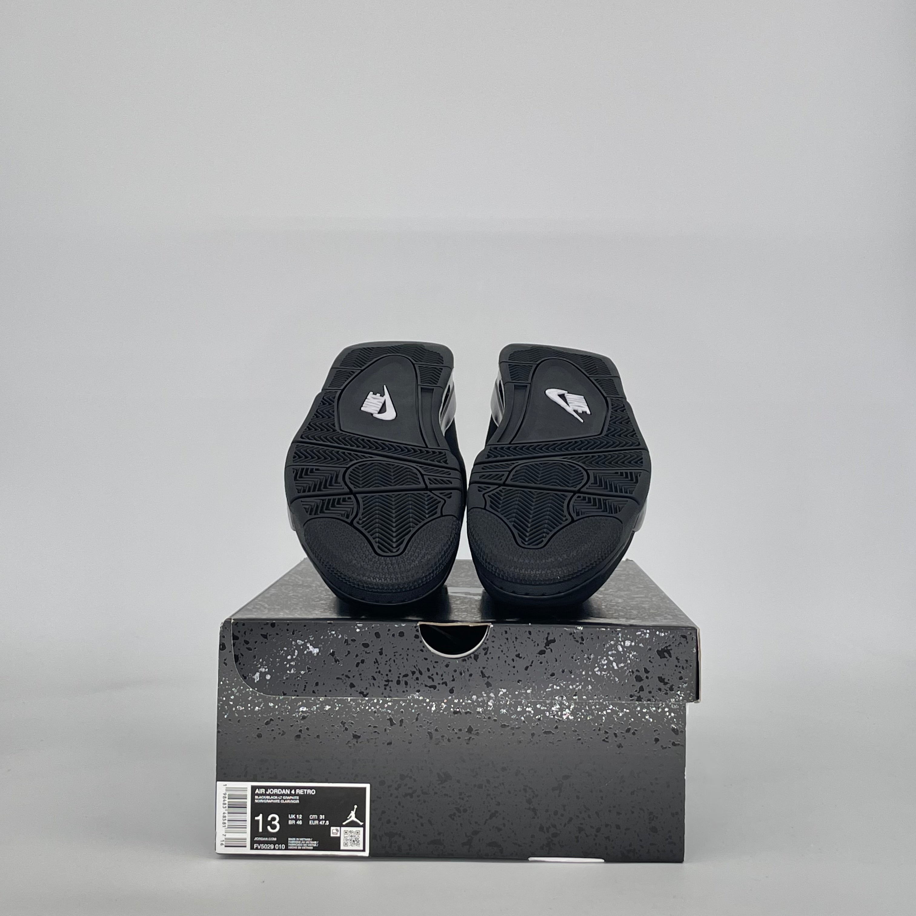 AIR JORDAN 4 BLACK CAT FV5029-010 SIZE 13/14.5W
