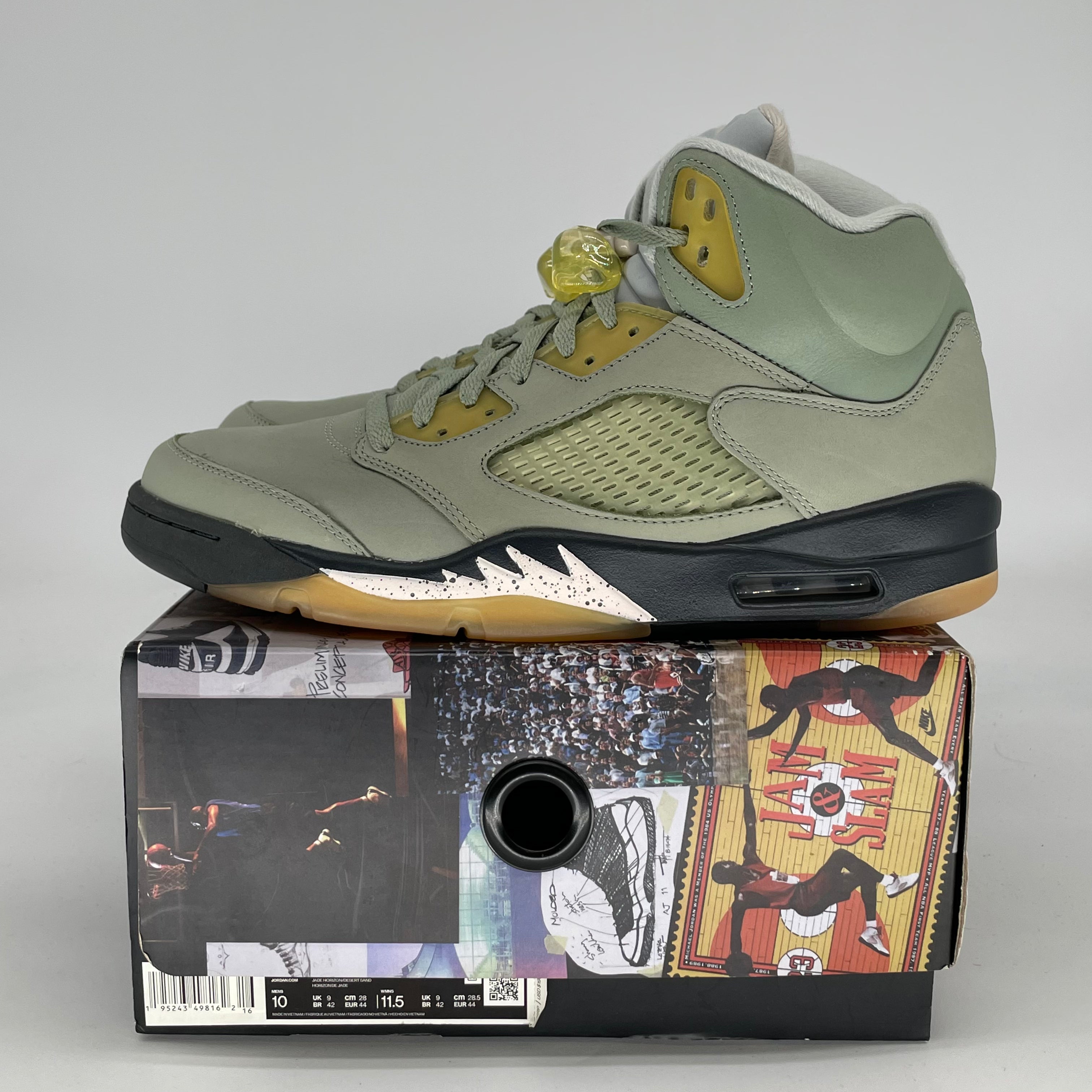 AIR JORDAN 5 JADE HORIZON DC7501-300 SIZE 10/11.5W