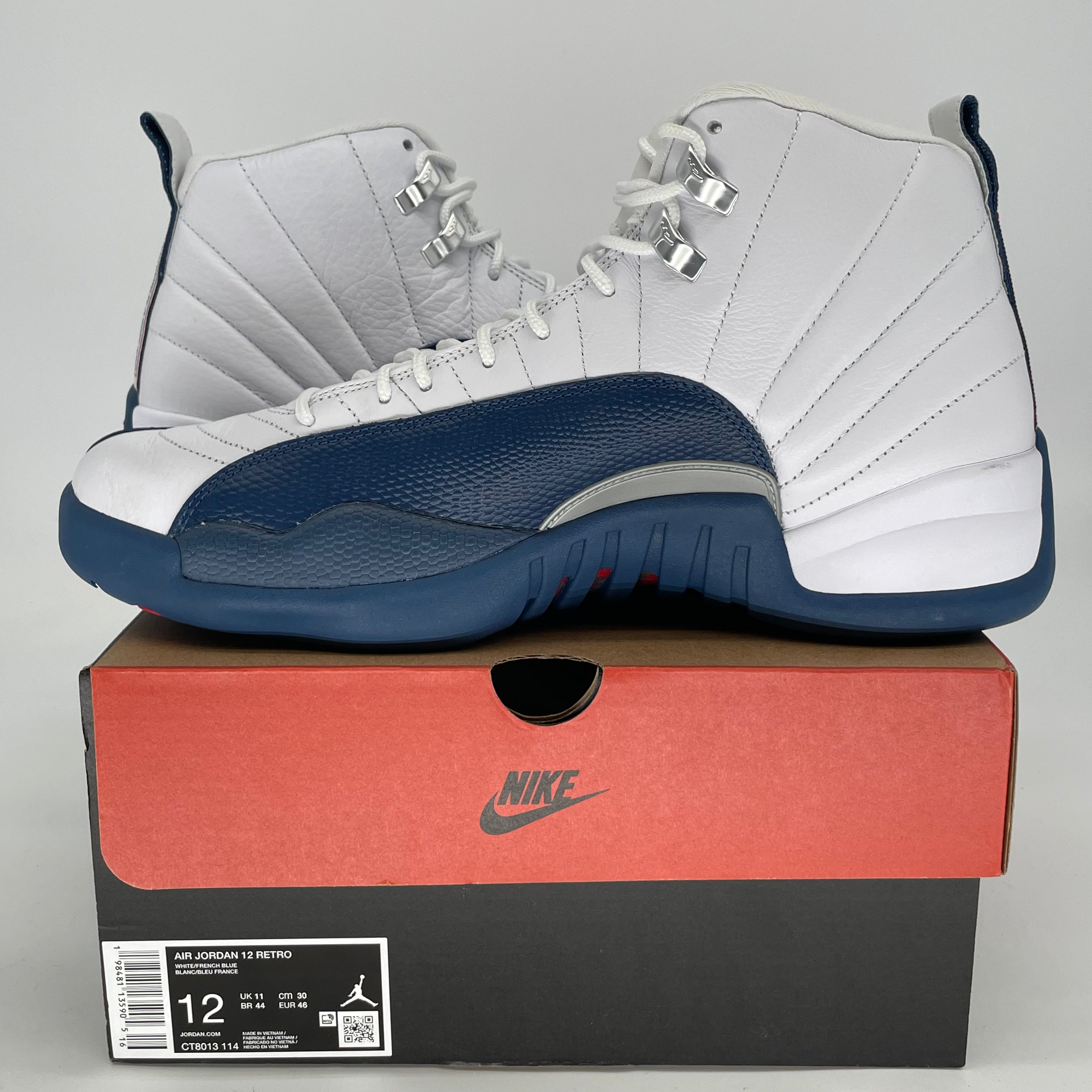 AIR JORDAN 12 FRENCH BLUE CT8013-114 SIZE 12/13.5W