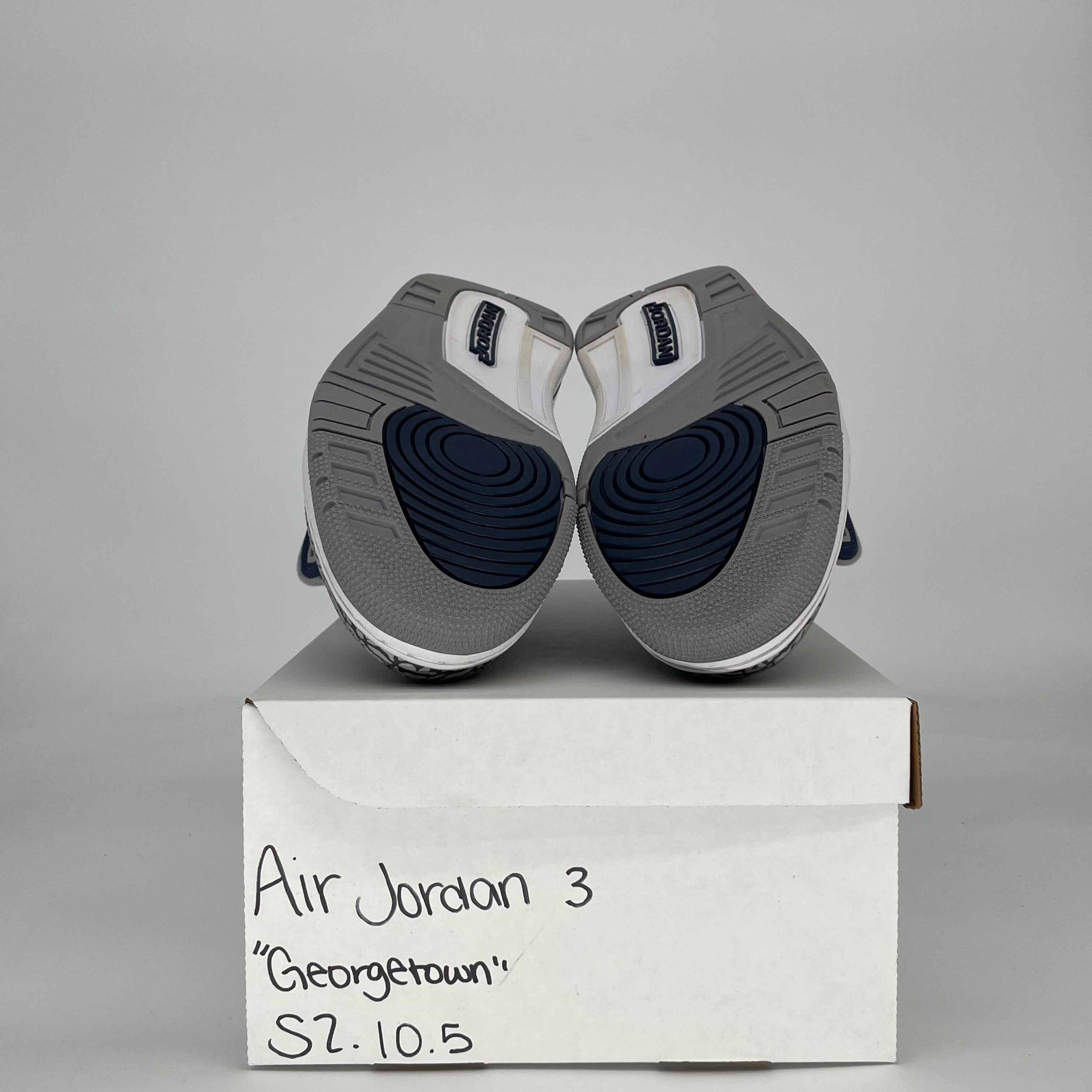 AIR JORDAN 3 GEORGETOWN CT8532-401 SIZE 10.5/12W