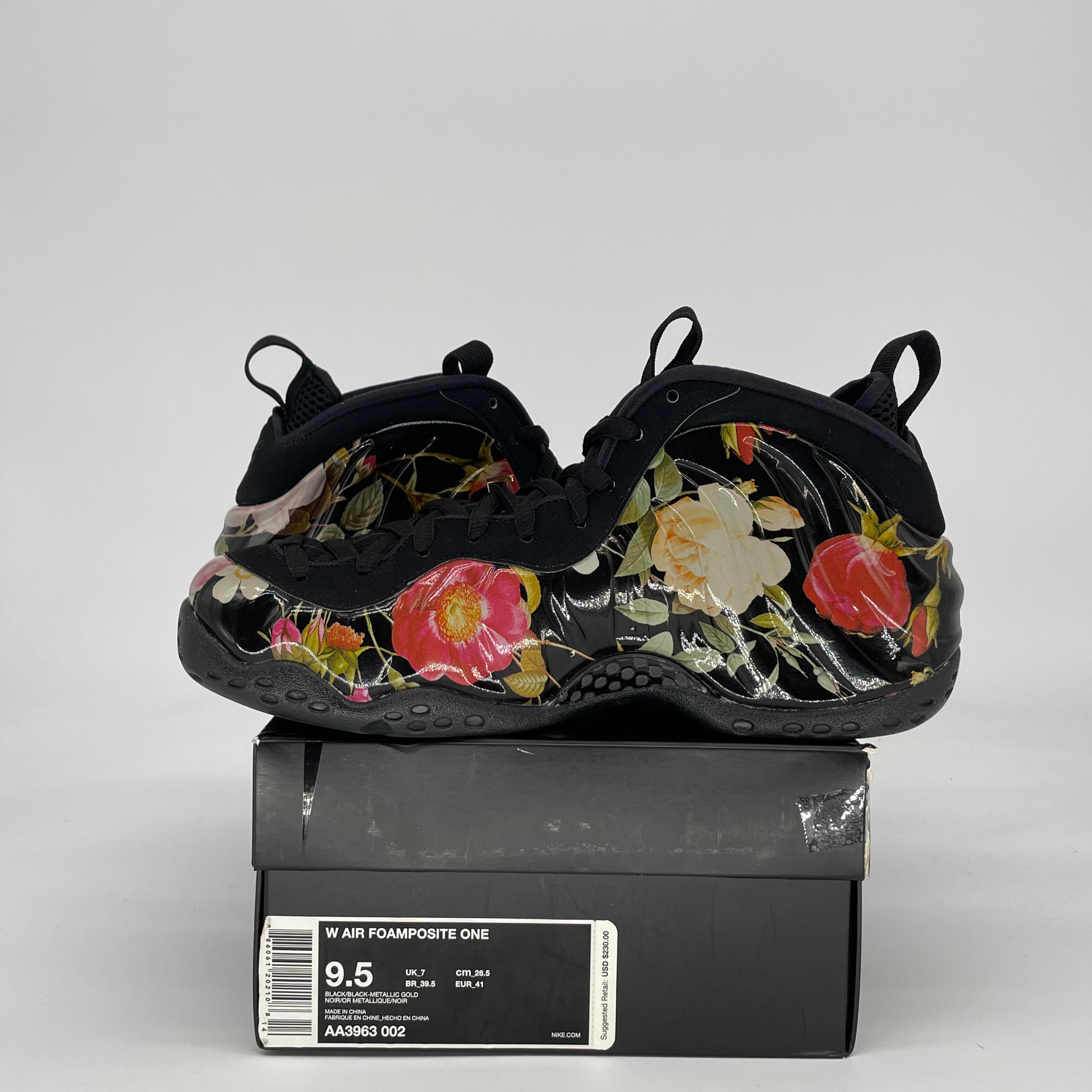 NIKE AIR FOAMPOSITE FLORAL W AA3963-002 SIZE 8/9.5W