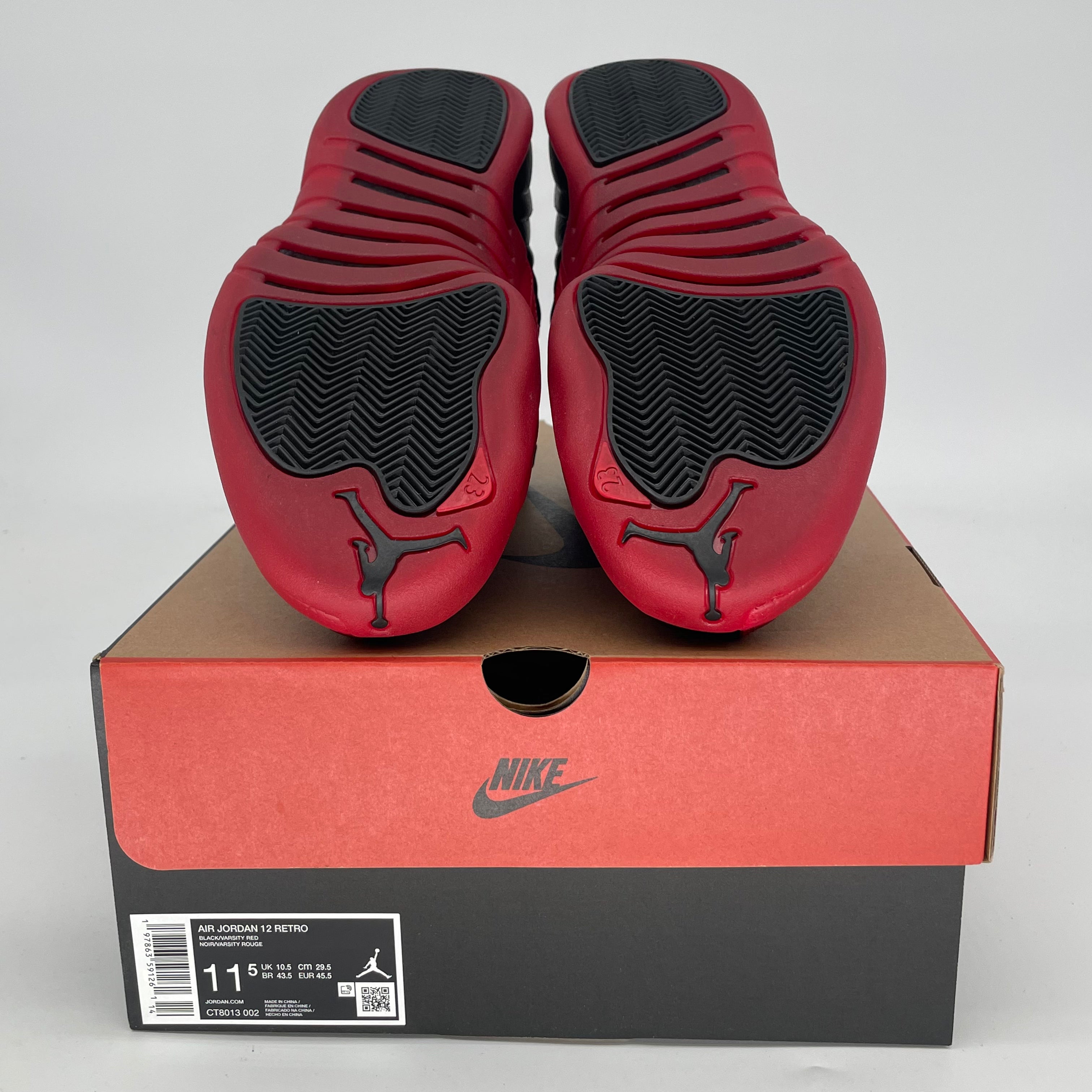 AIR JORDAN 12 FLU GAME CT8013-002 SIZE 11.5/13W