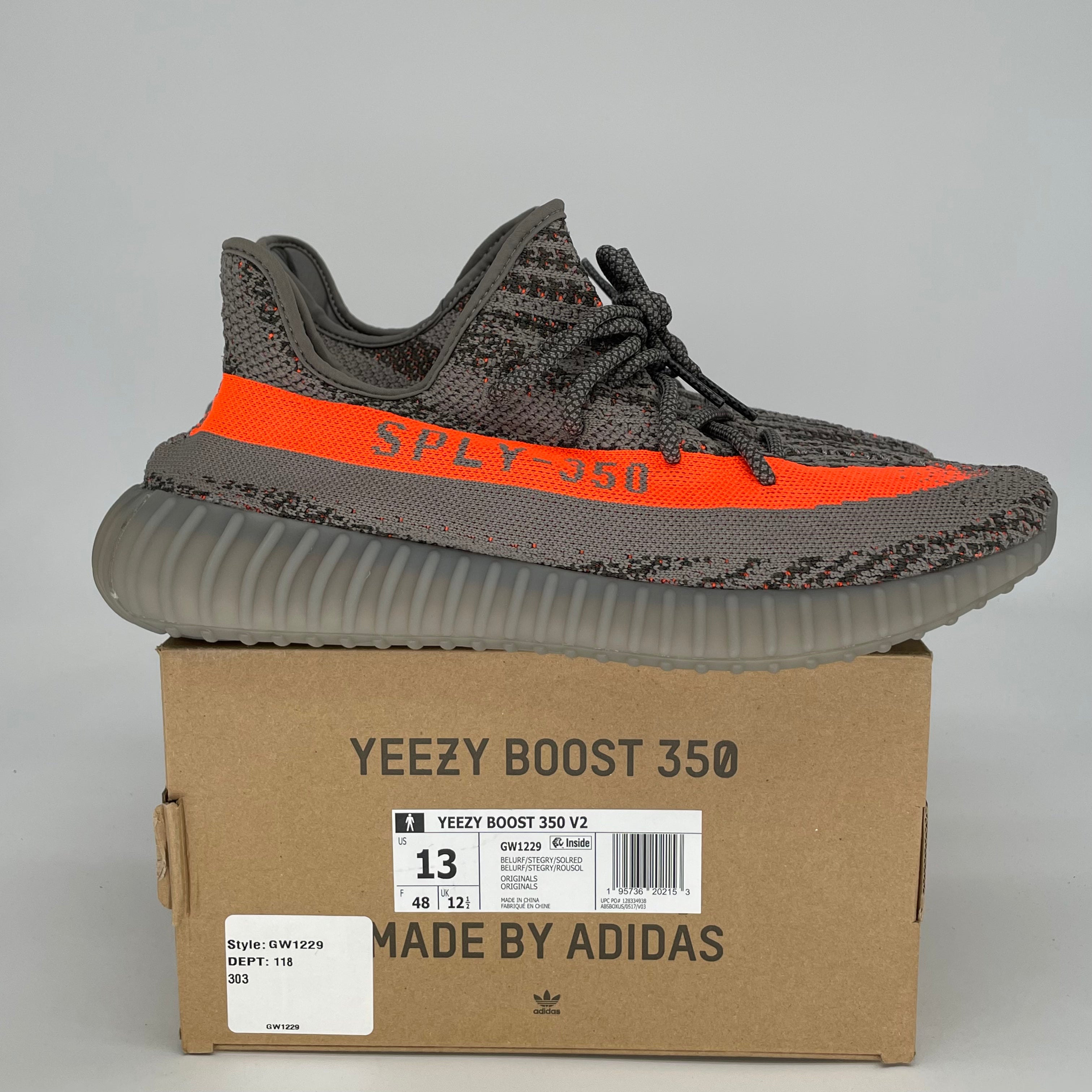 ADIDAS YEEZY 350 V2 BELUGA REFLECTIVE GW1229 SIZE 13/14.5W