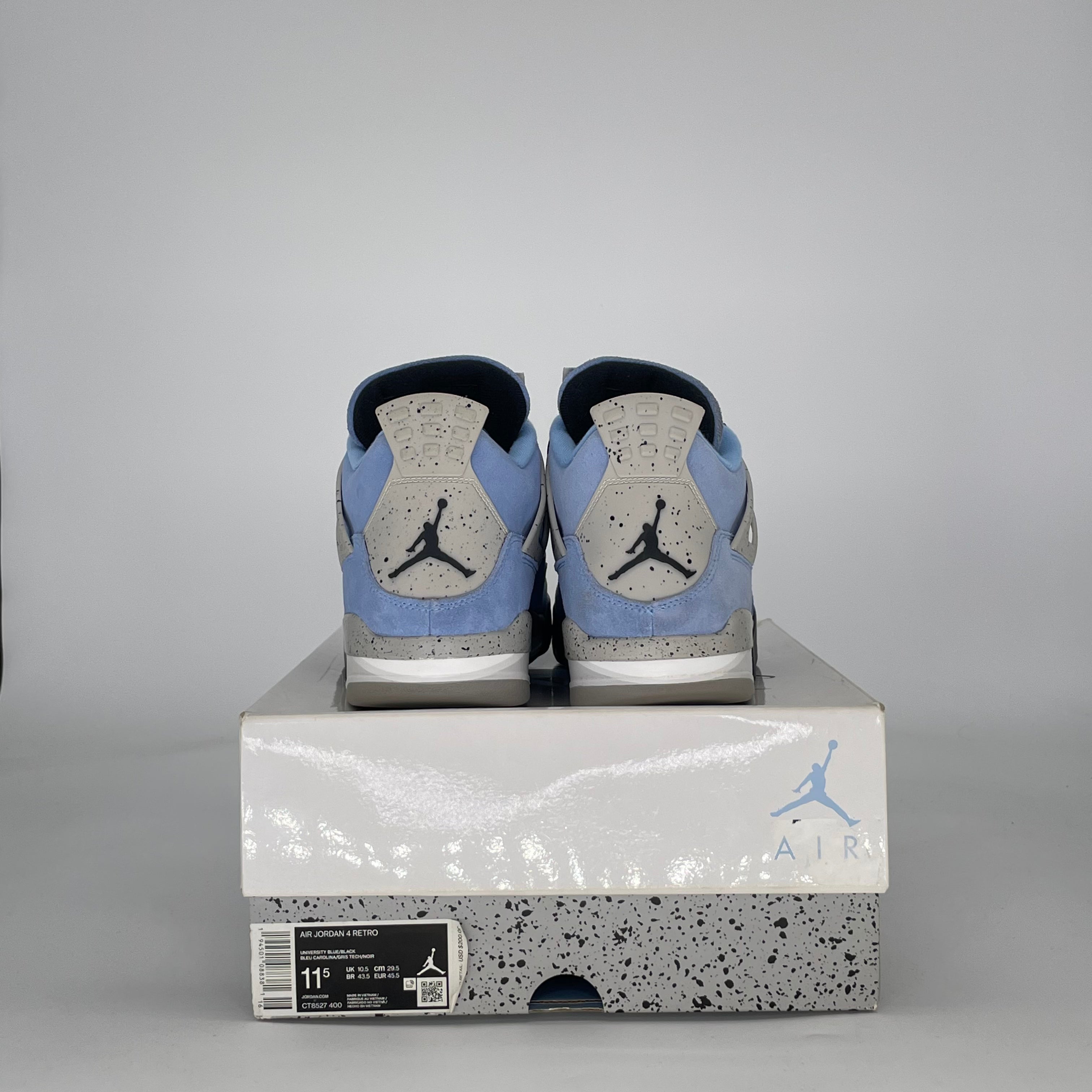 AIR JORDAN 4 UNIVERSITY BLUE CT8527-400 SIZE 11.5/13W