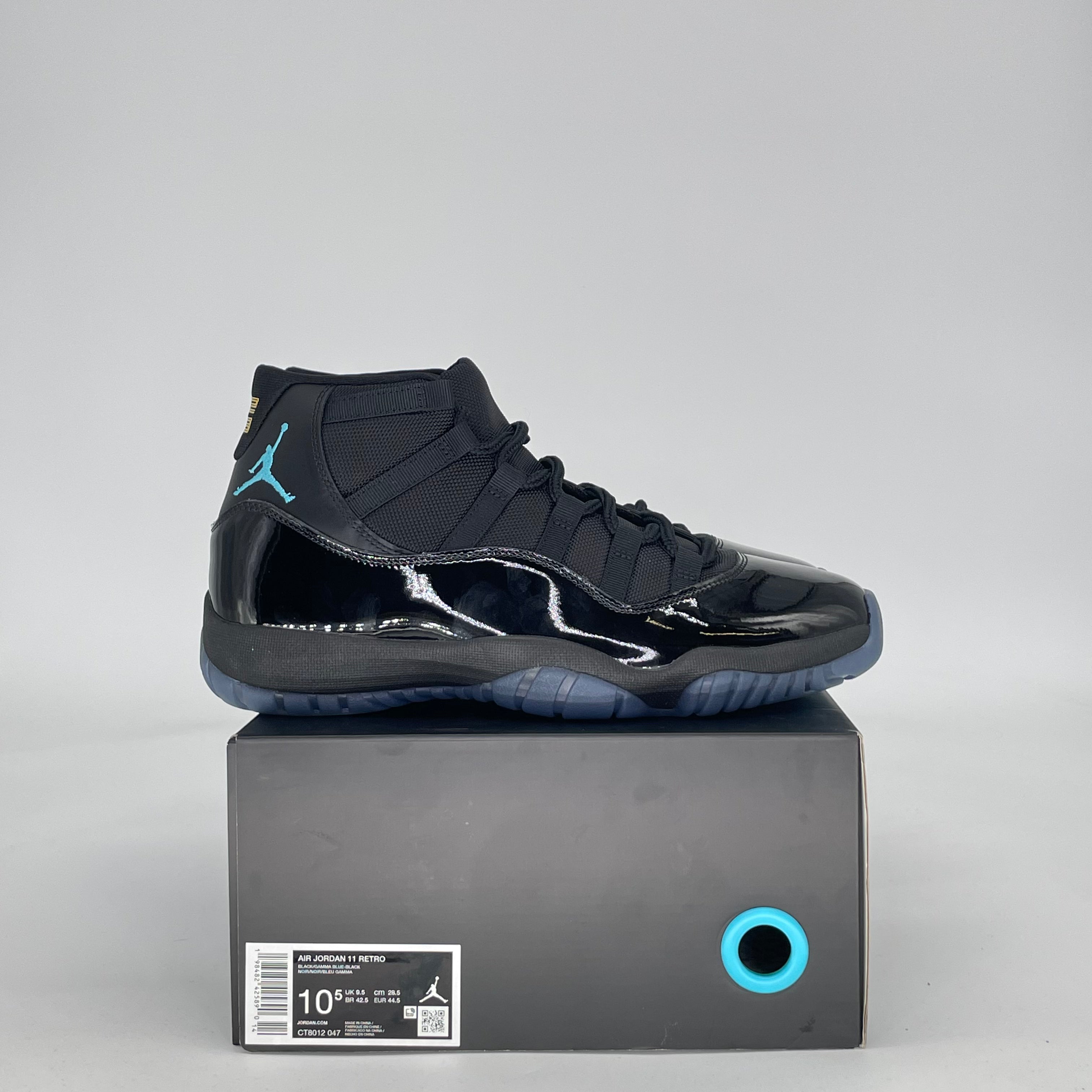AIR JORDAN 11 GAMMA BLUE CT8012-047 SIZE 10.5/12W