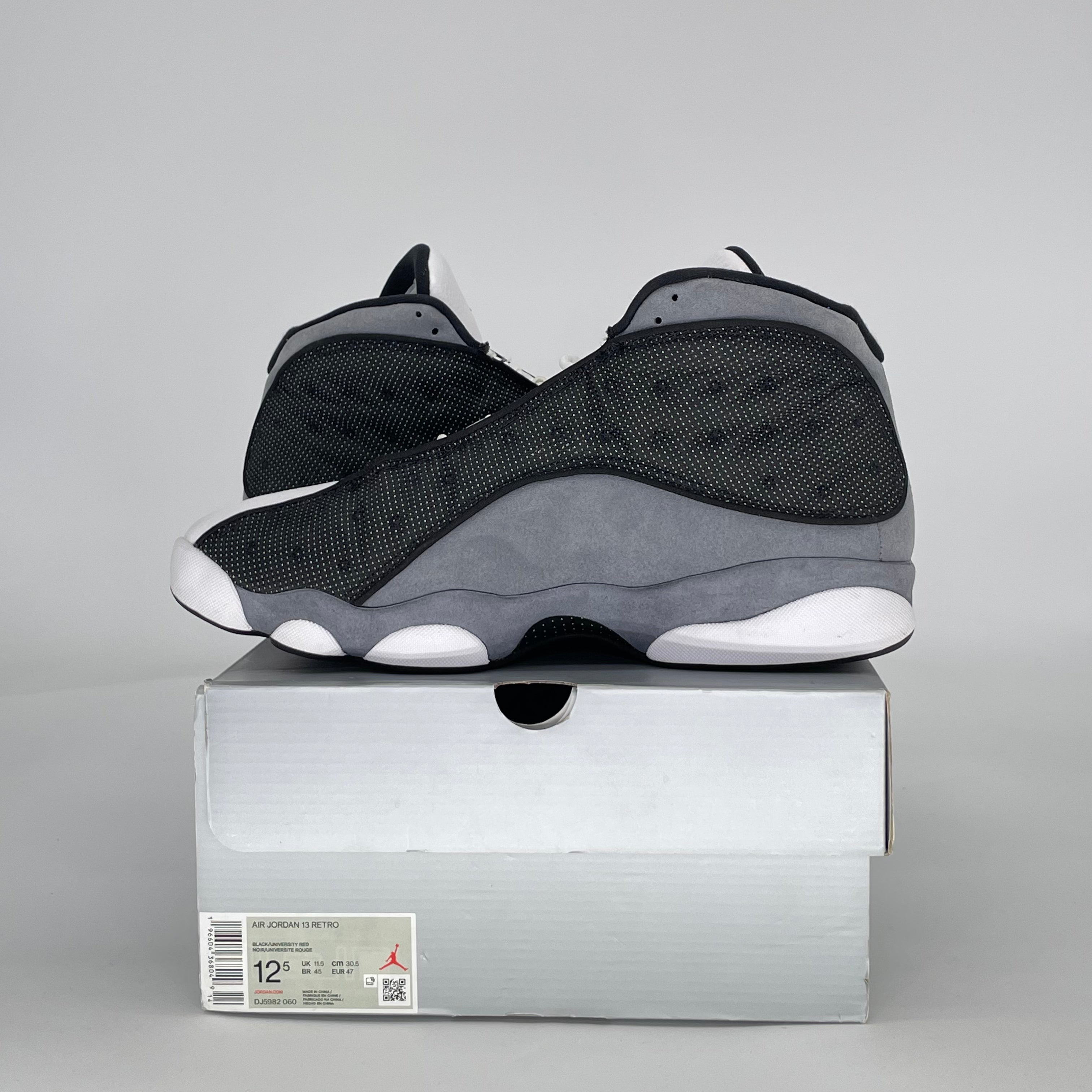 AIR JORDAN 13 BLACK FLINT DJ5982-060 SIZE 12.5/14W