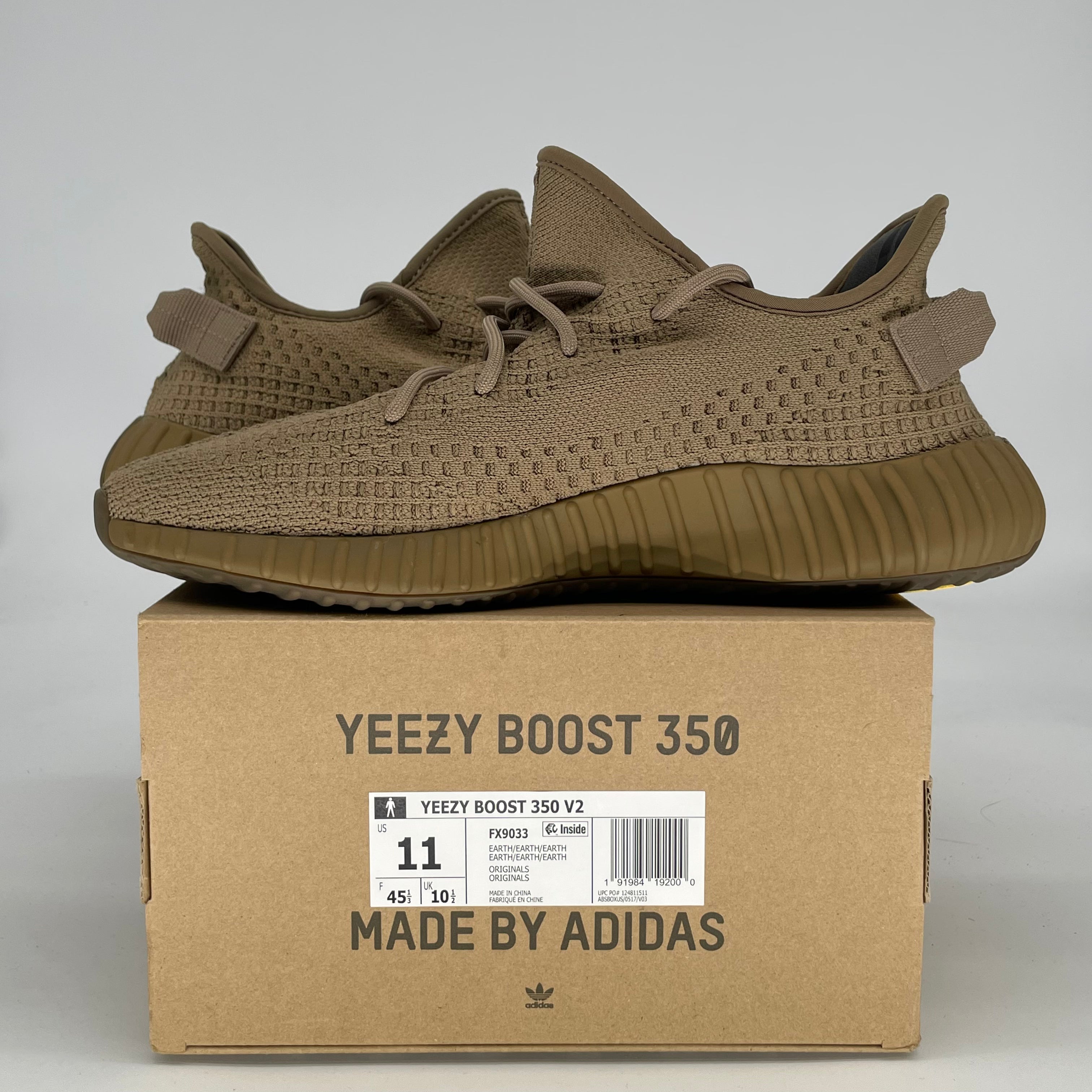 ADIDAS YEEZY 350 V2 EARTH FX9033 SIZE 11/12.5W