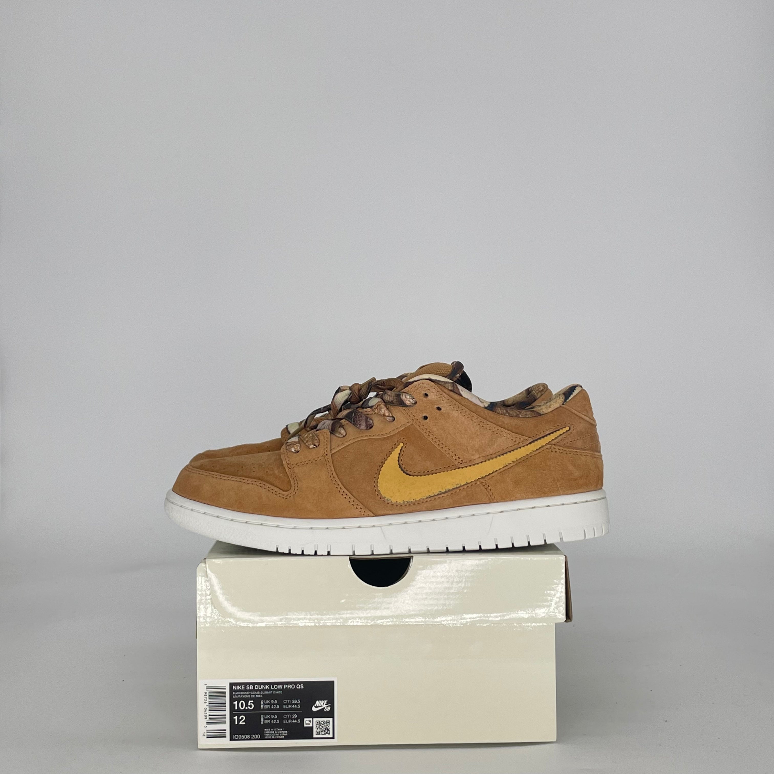 NIKE SB DUNK LOW PRO NOTE SHOP MANCHESTER BREW AND BISCUITS IO9508-200 SIZE 10.5/12W