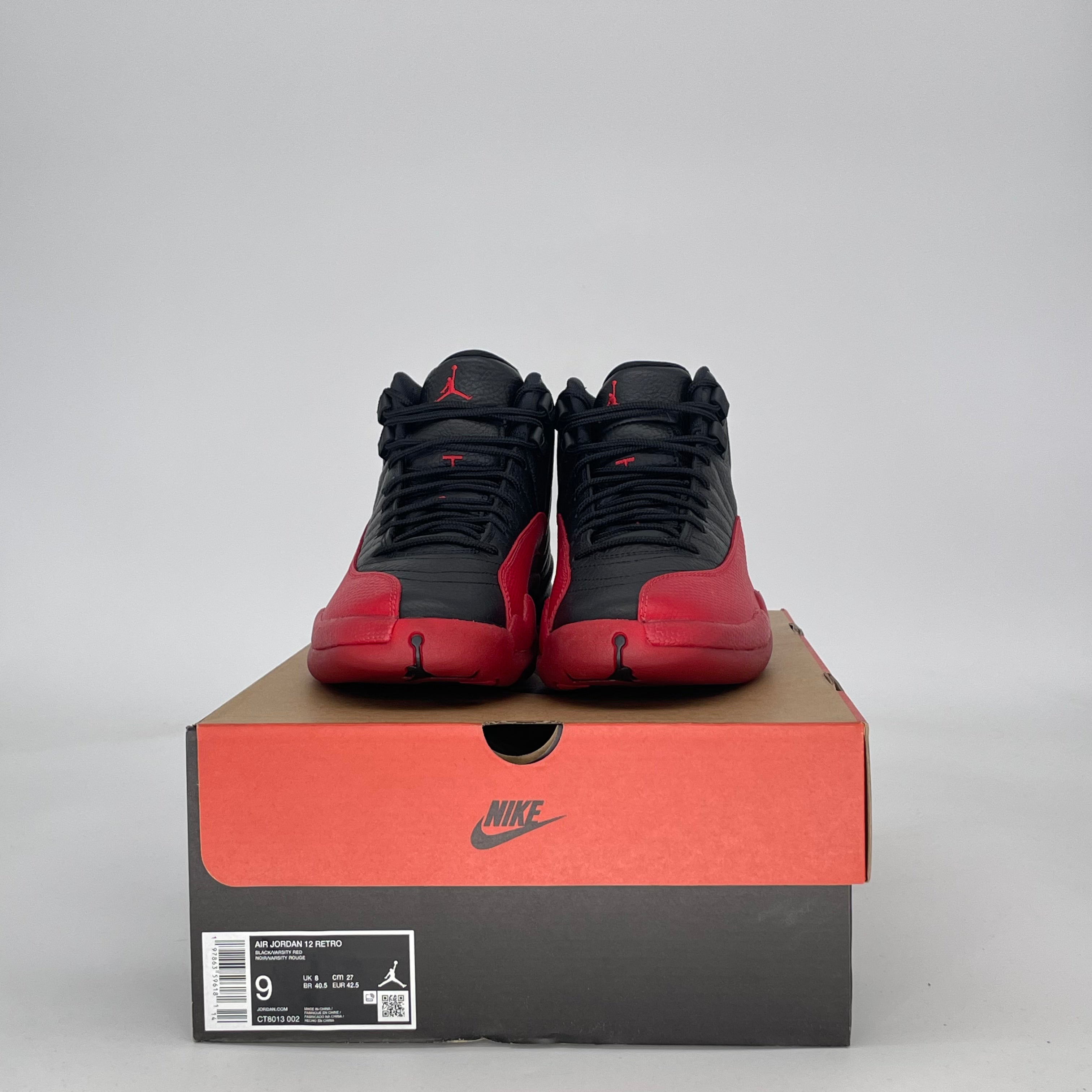 AIR JORDAN 12 FLU GAME CT8013-002 SIZE 9/10.5W