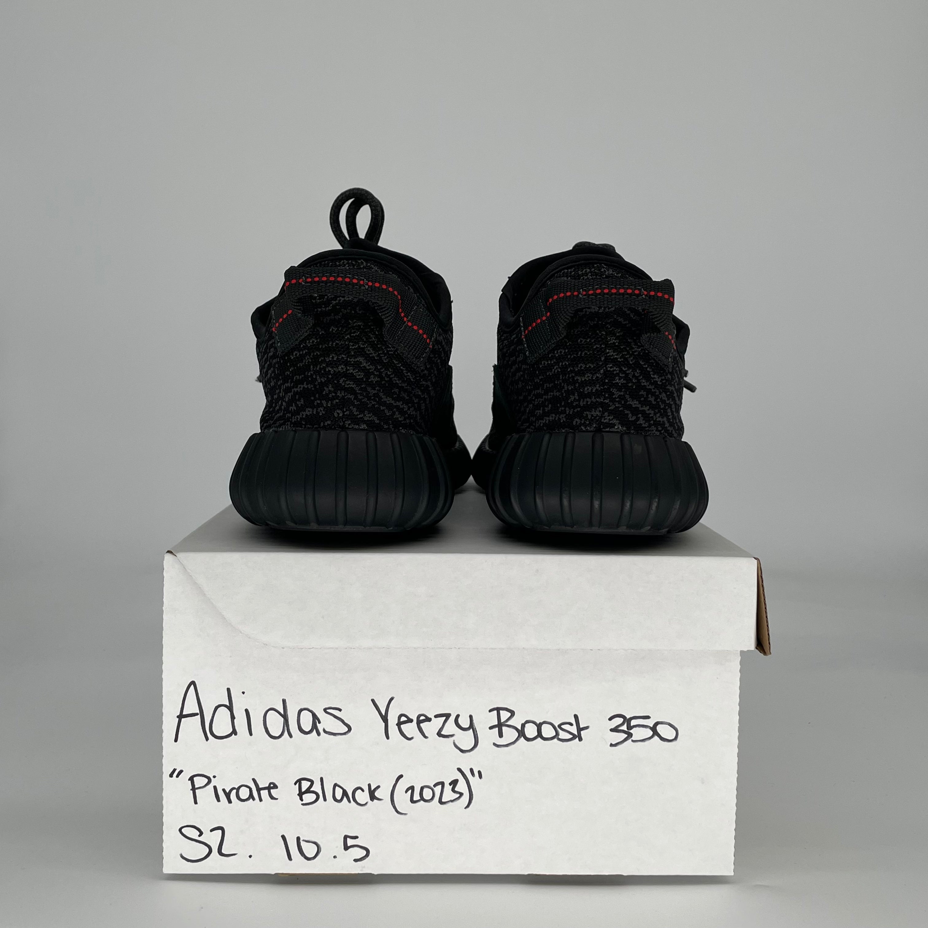 ADIDAS YEEZY BOOST 350 PIRATE BLACK (2023) BB5350 SIZE 10.5/12W