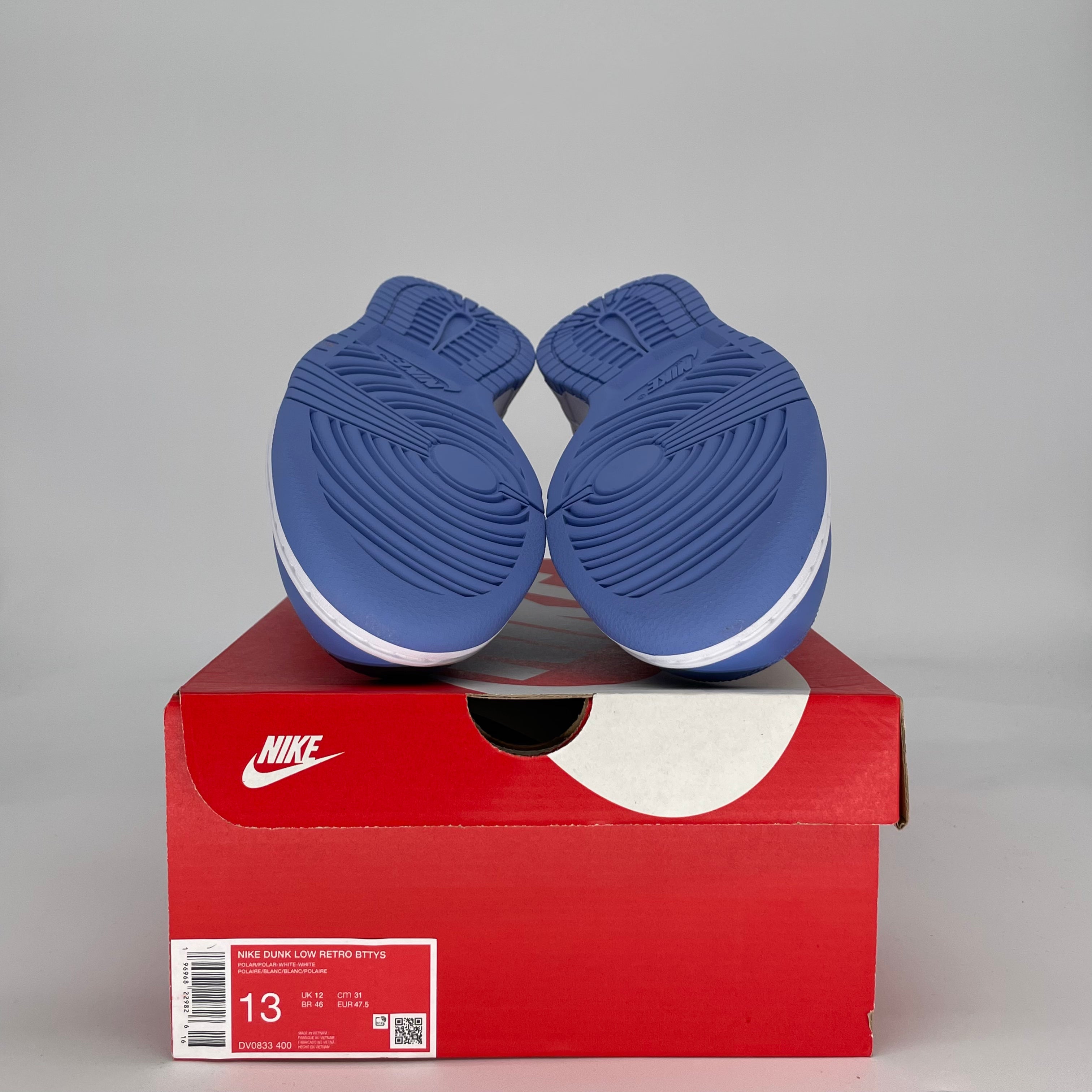 NIKE DUNK LOW POLAR BLUE DV0833-400 SIZE 13/14.5W