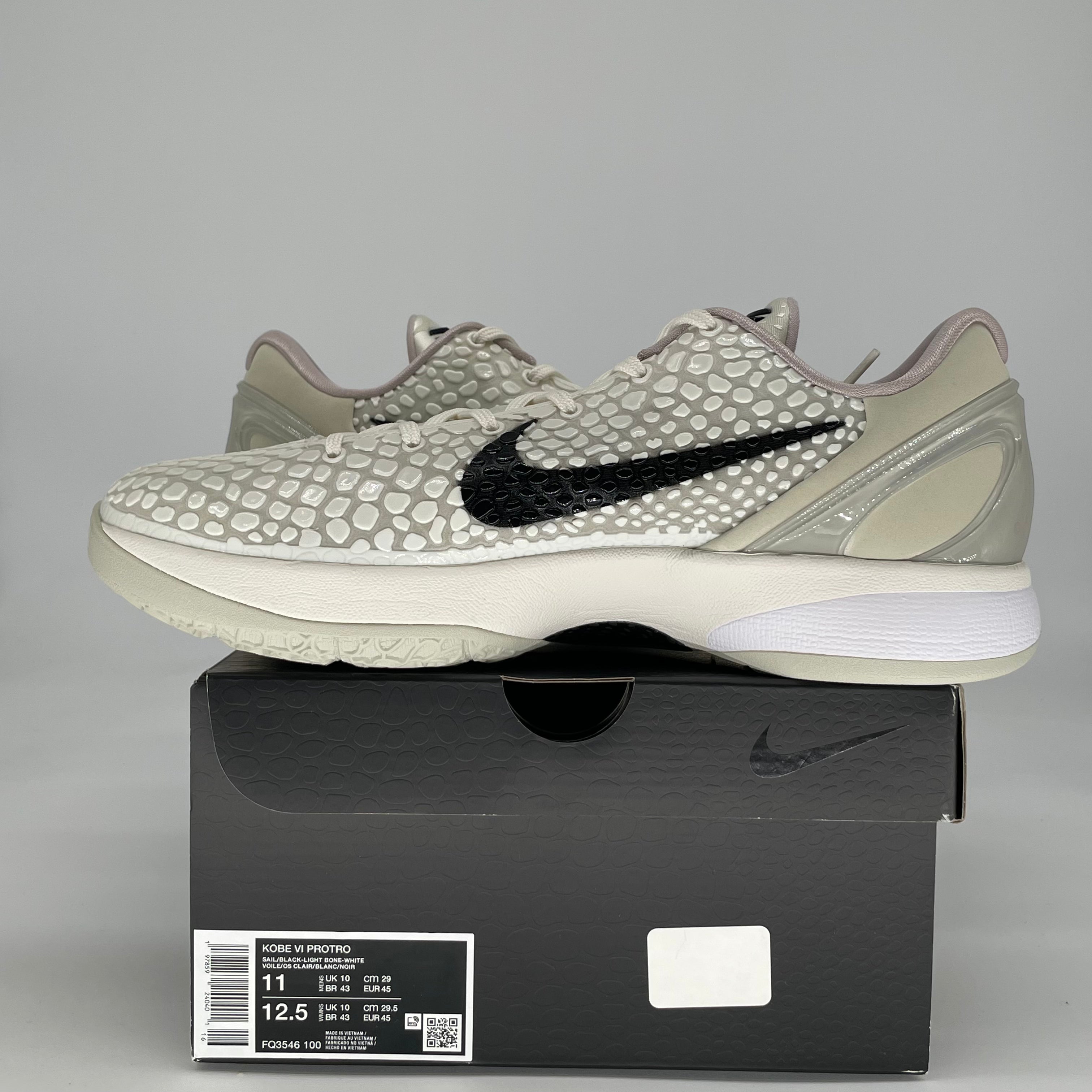 NIKE KOBE 6 PROTRO SAIL ALL-STAR FQ3546-100 SIZE 11/12.5W