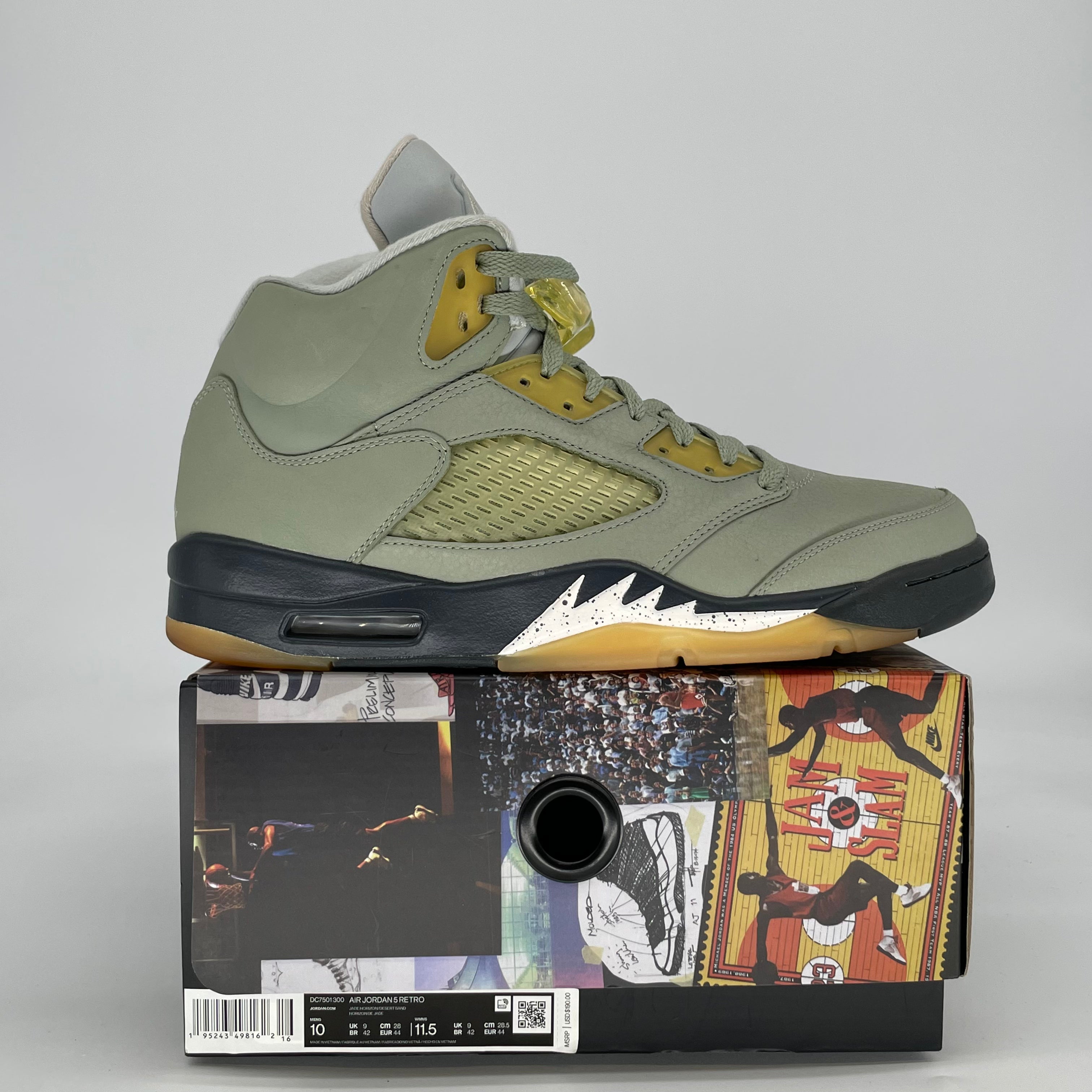 AIR JORDAN 5 JADE HORIZON DC7501-300 SIZE 10/11.5W