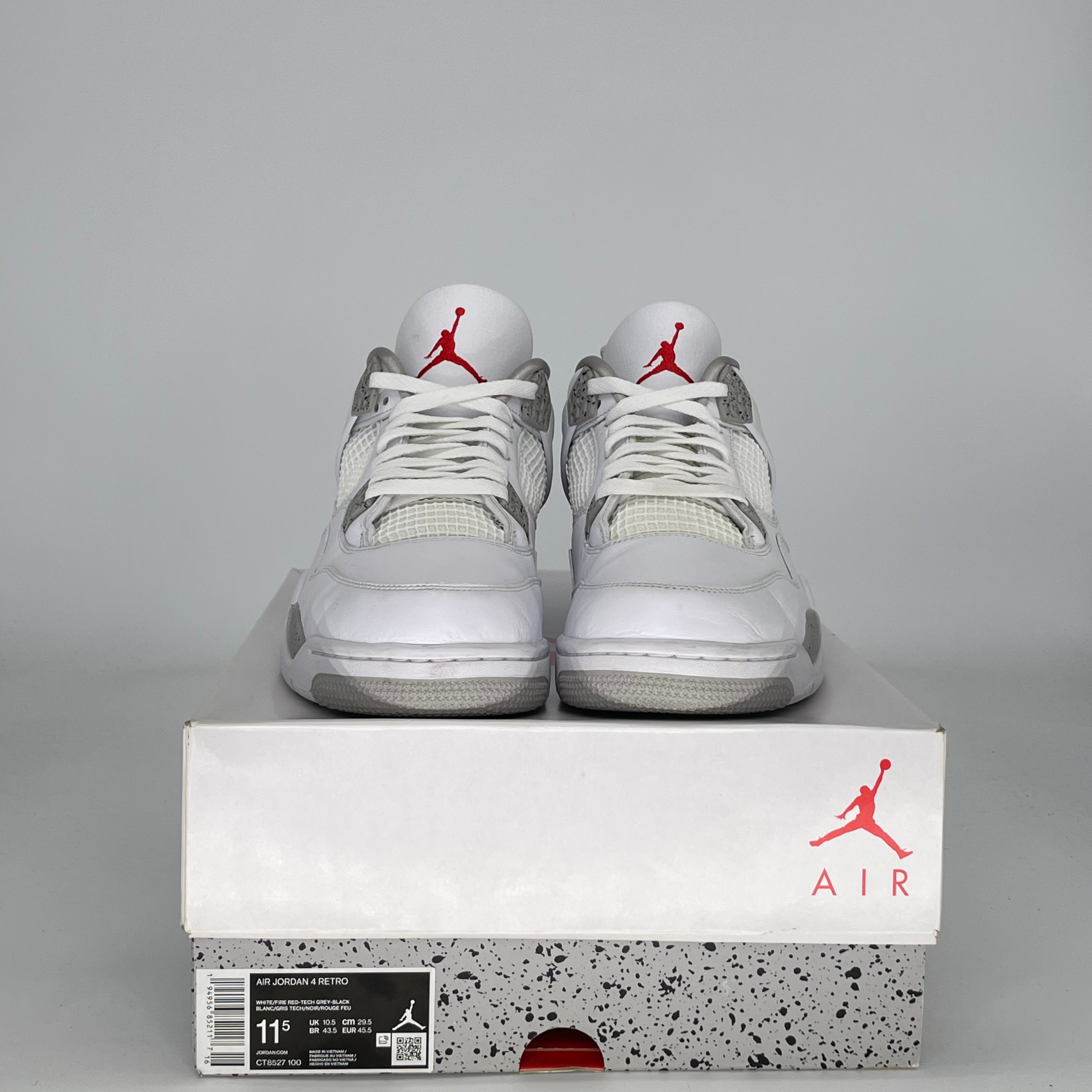 AIR JORDAN 4 WHITE OREO CT8527-100 SIZE 11.5/13W