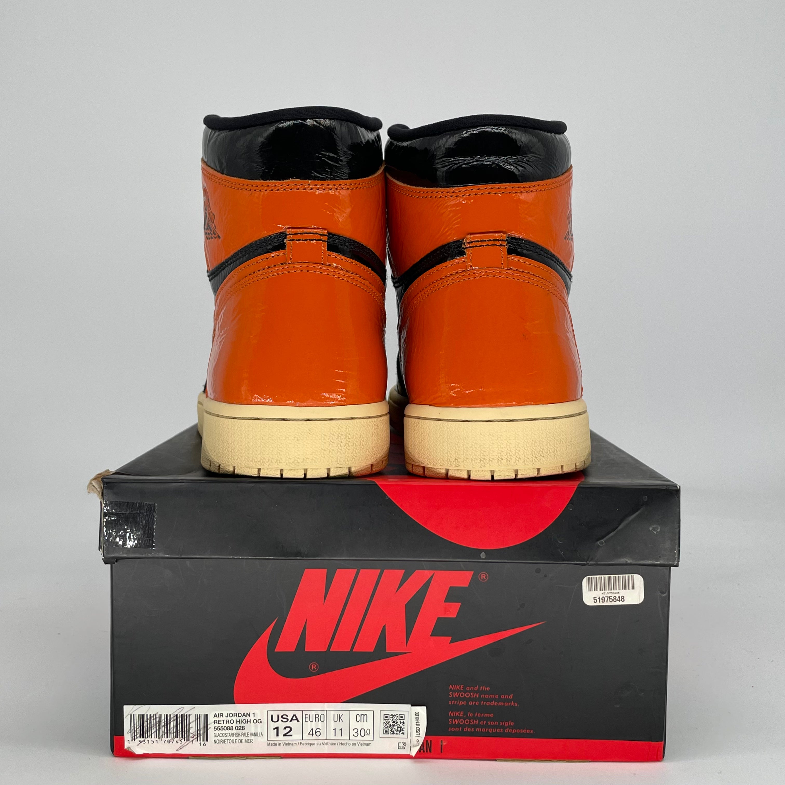 AIR JORDAN 1 SHATTERED BACKBOARD 3.0 555088-028 SIZE 12/13.5W