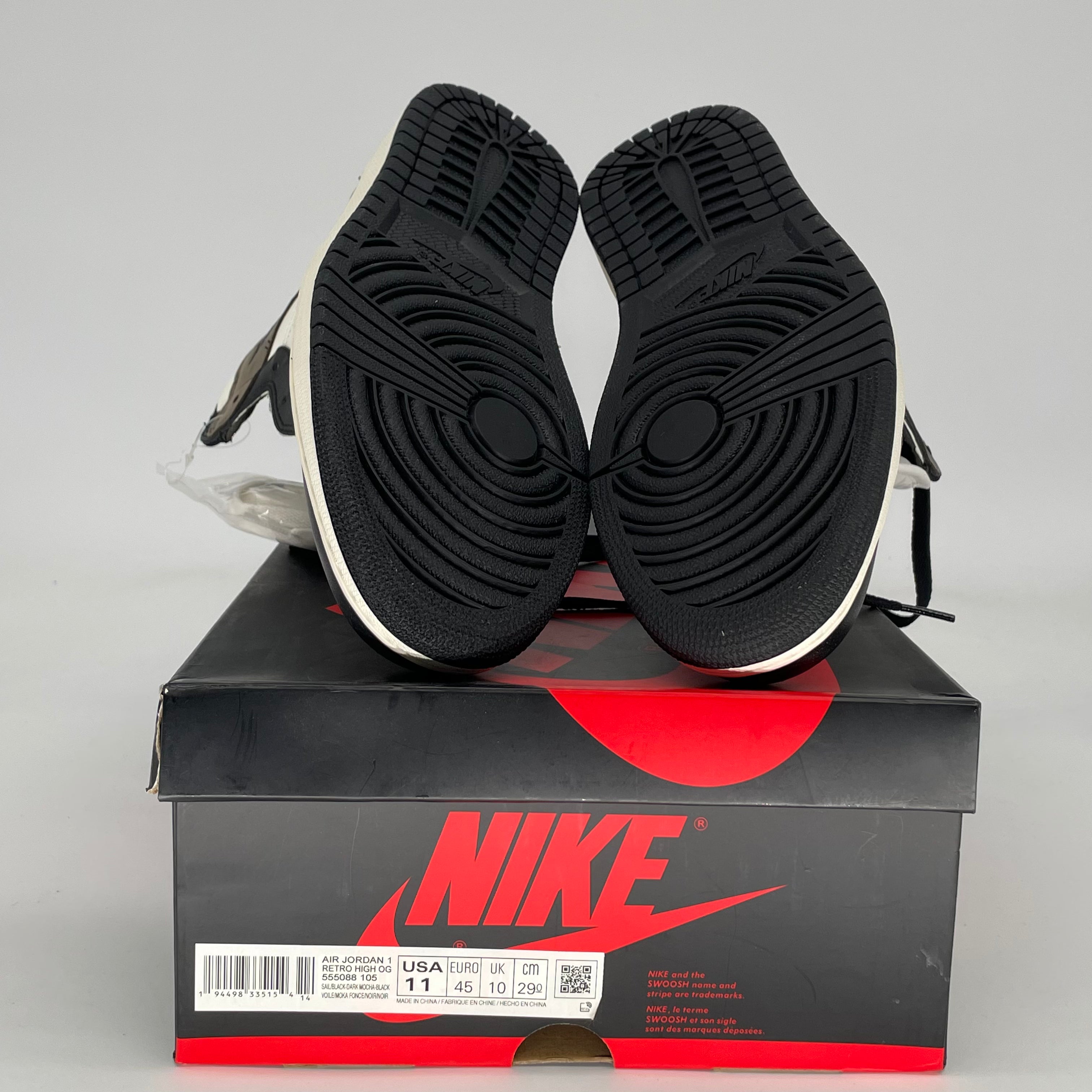 AIR JORDAN 1 MOCHA 555088-105 SIZE 11/12.5W