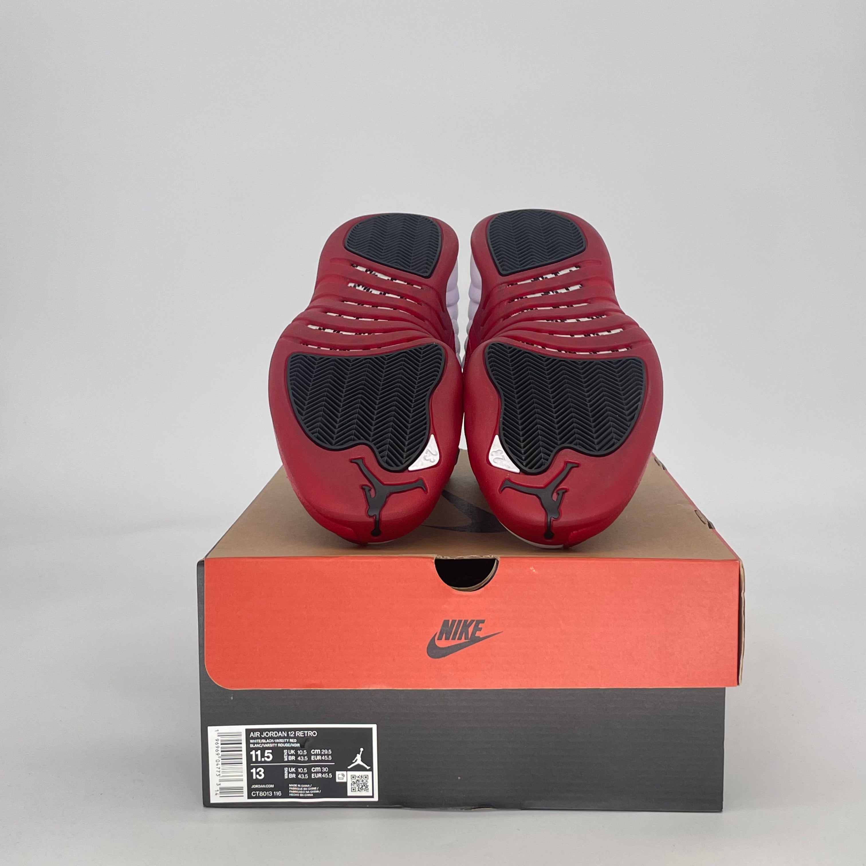 AIR JORDAN 12 CHERRY CT8013-116 SIZE 11.5/13W