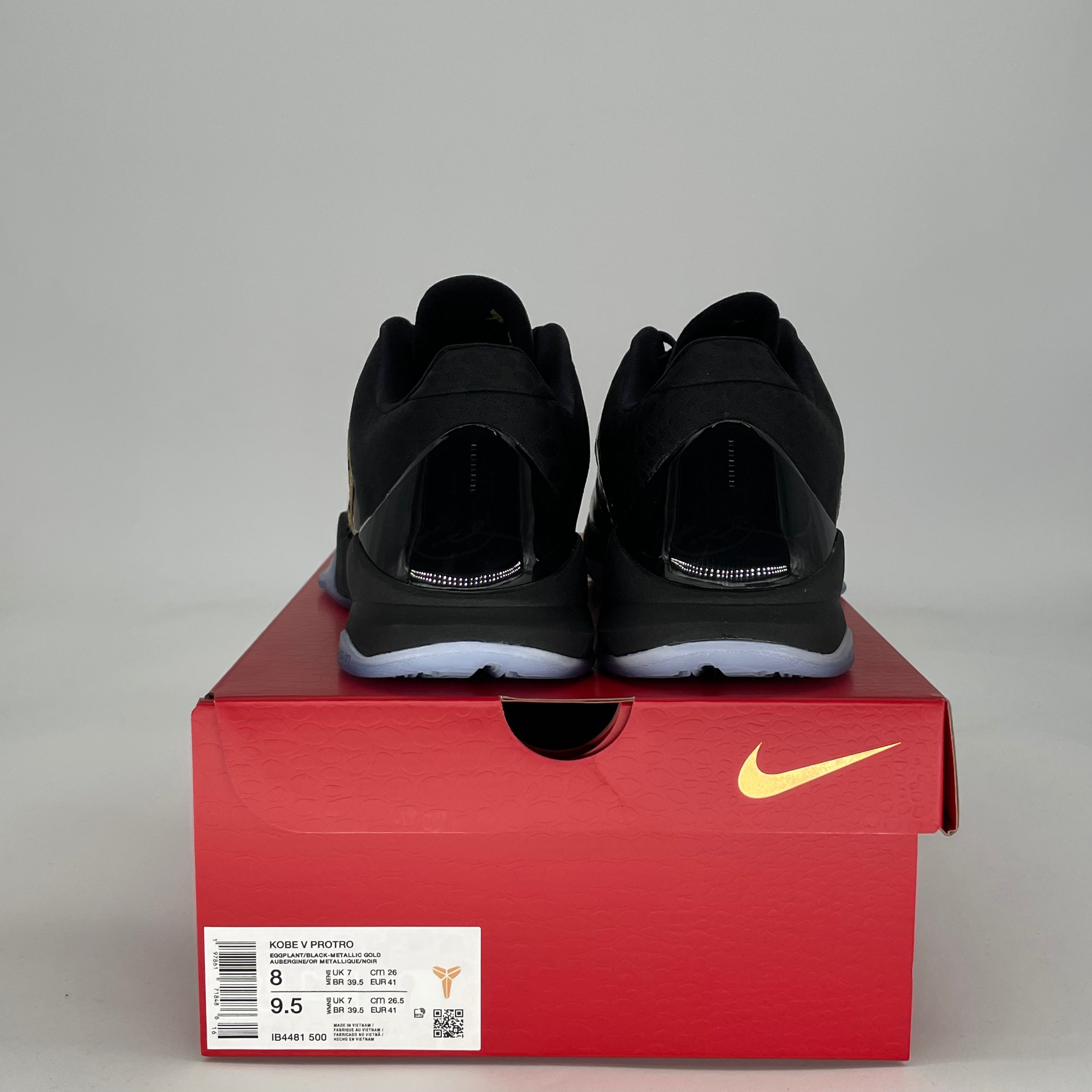 NIKE KOBE 5 PROTRO YEAR OF THE MAMBA EGGPLANT IB4481-500 SIZE 8/9.5W