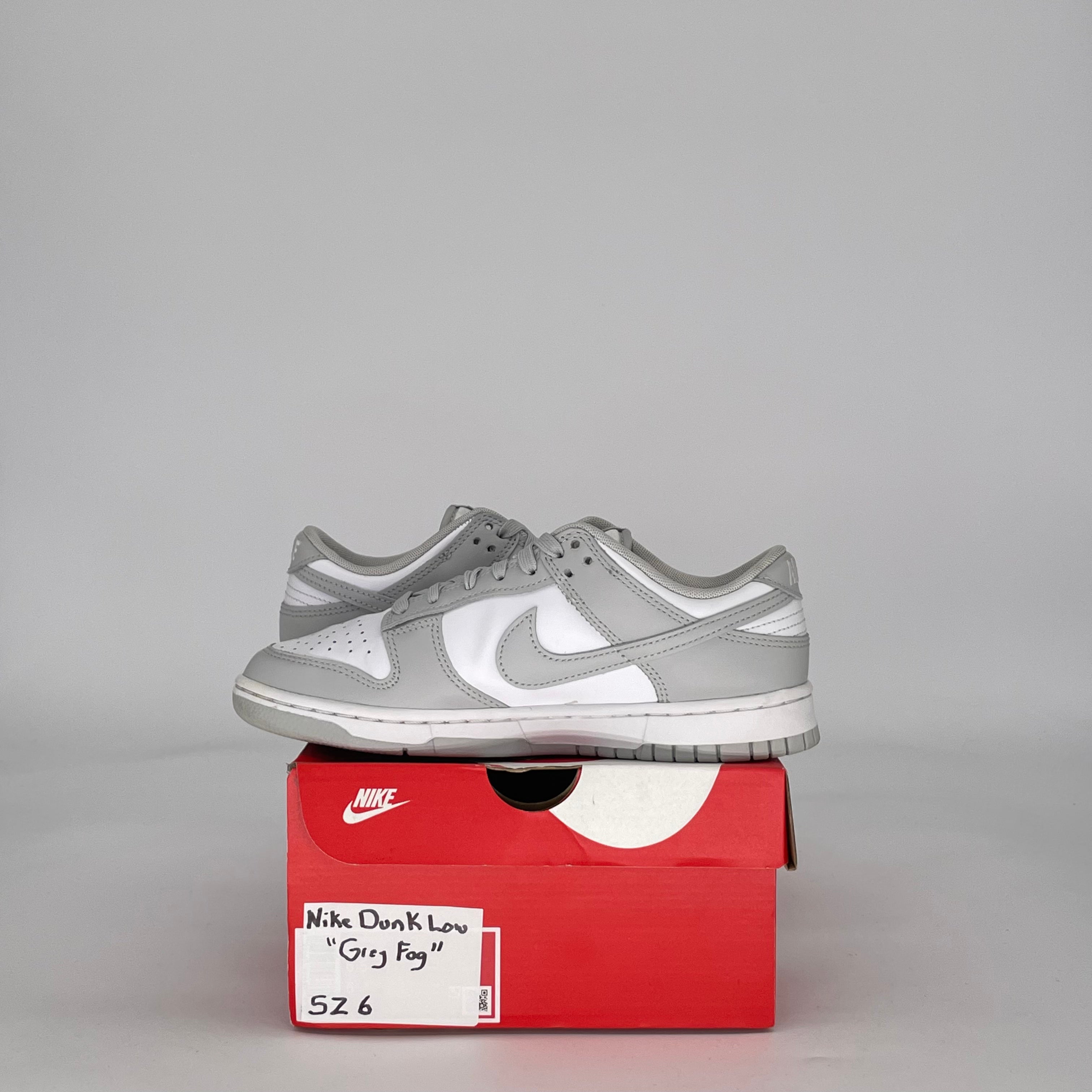 NIKE DUNK LOW GREY FOG DD1391-103 SIZE 6/7.5W GS