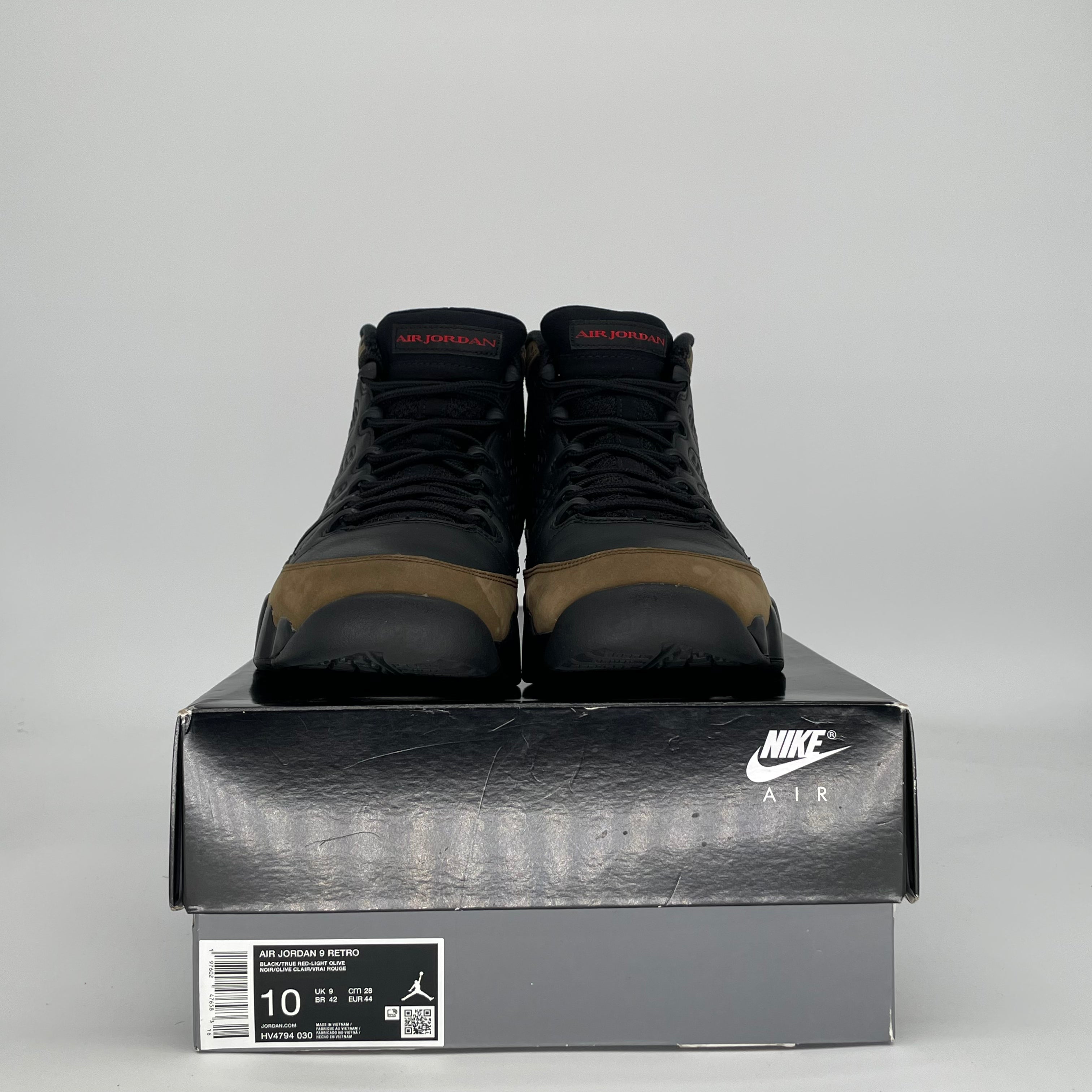 AIR JORDAN 9 OLIVE HV4794-030 SIZE 10/11.5W
