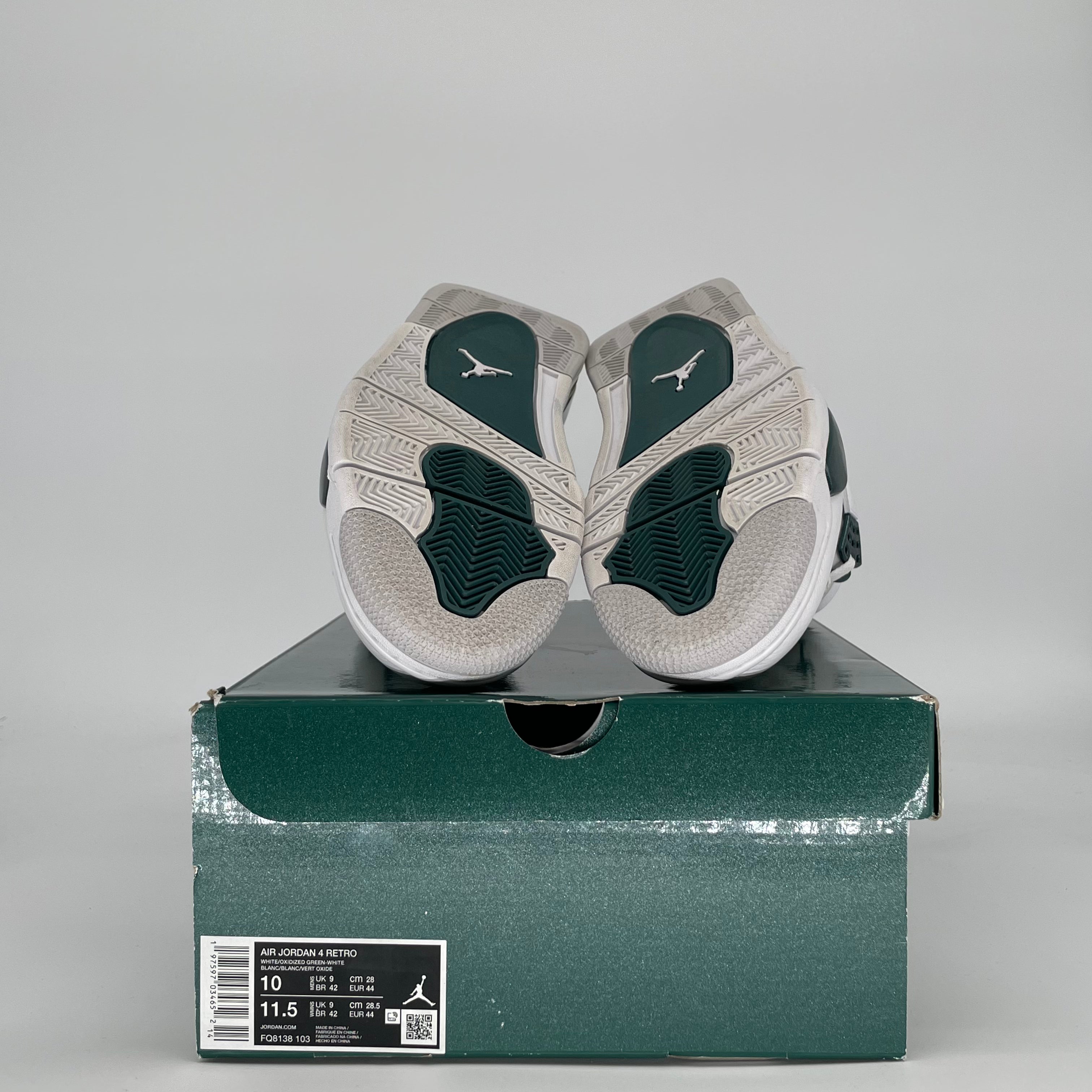 AIR JORDAN 4 OXIDIZED GREEN FQ8138-103 SIZE 10/11.5W