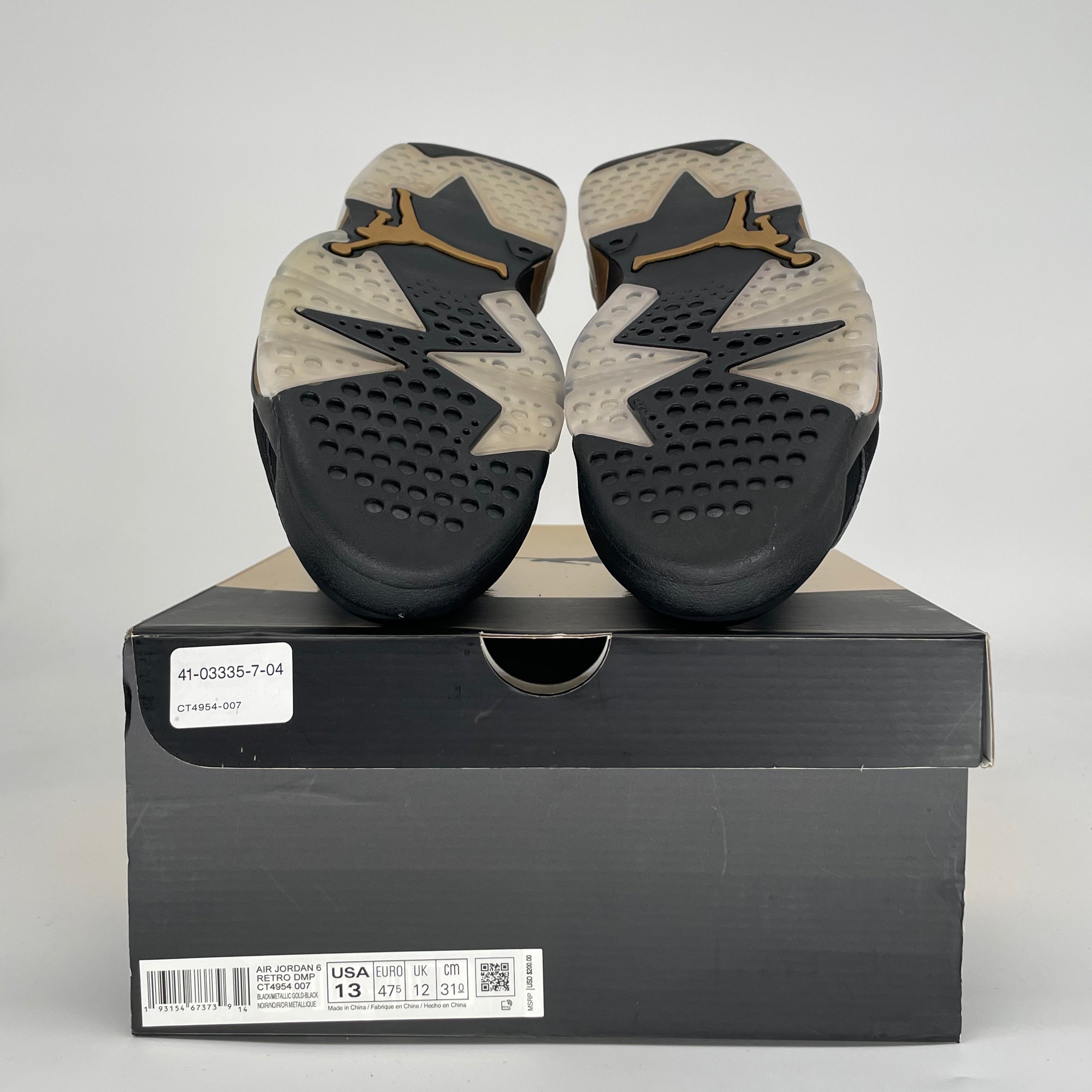 AIR JORDAN 6 DMP CT4954-007 SIZE 13/14.5W