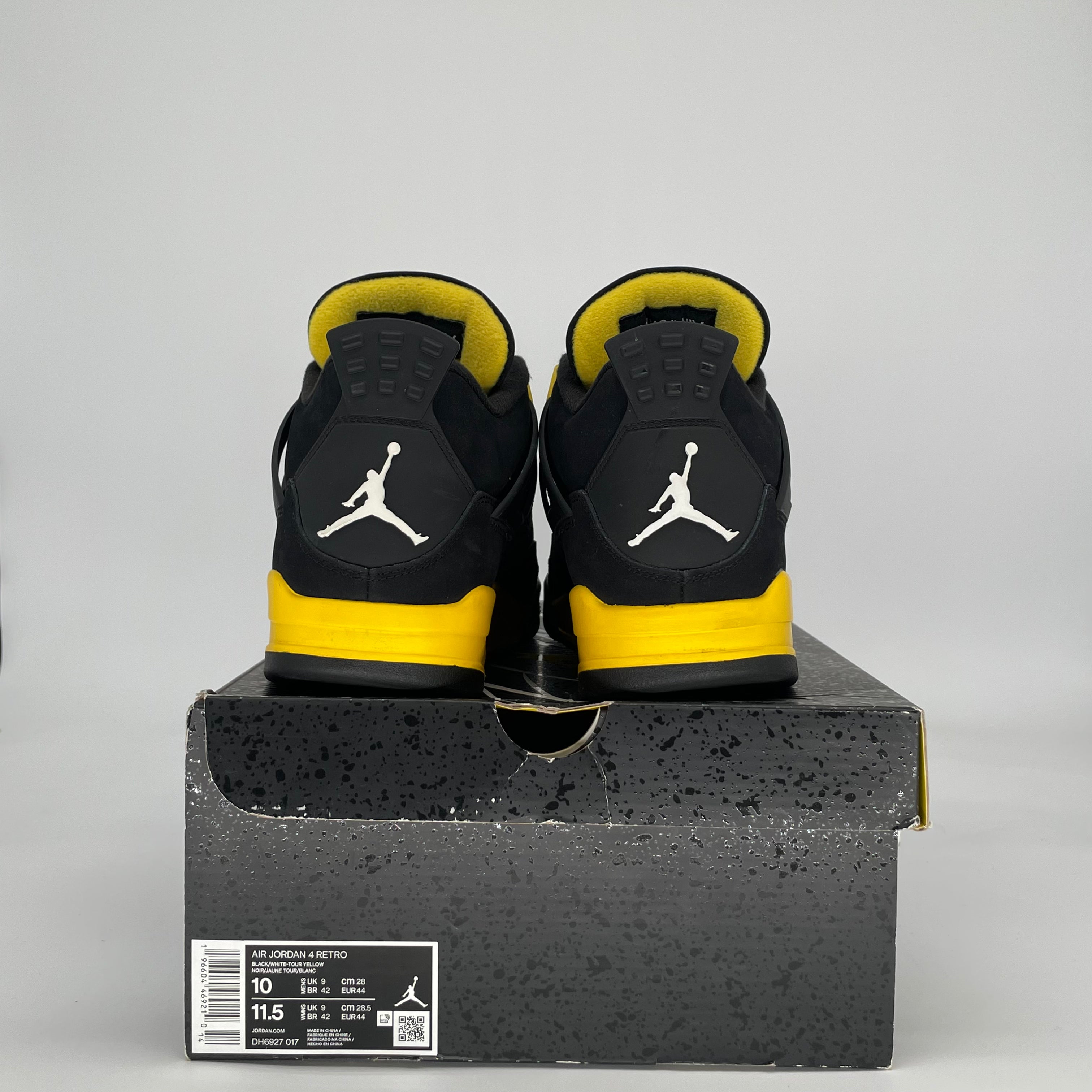 AIR JORDAN 4 THUNDER DH6927-017 SIZE 10/11.5W