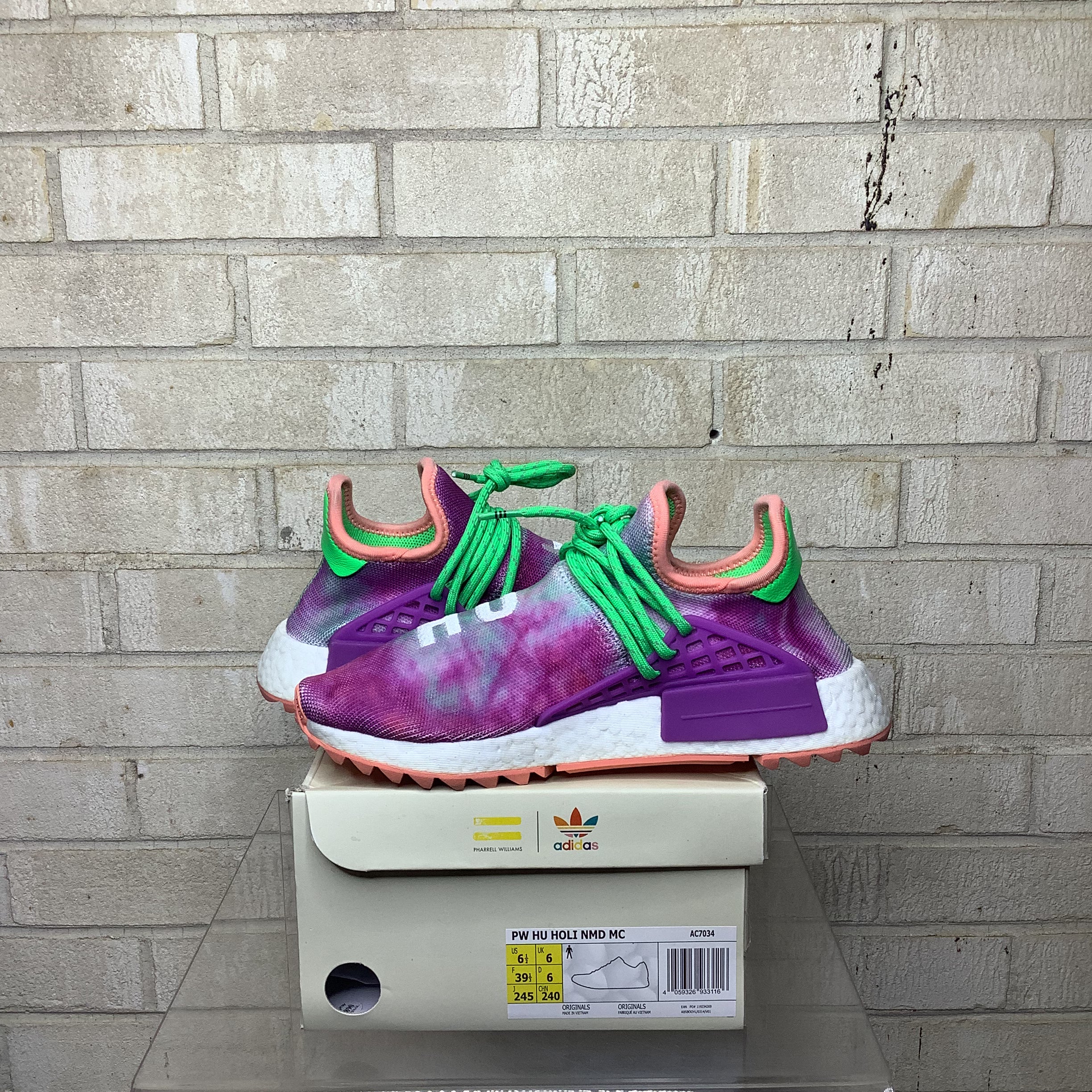ADIDAS HUMAN RACE NMD HOLI FESTIVAL SIZE 6.5/8W AC7034