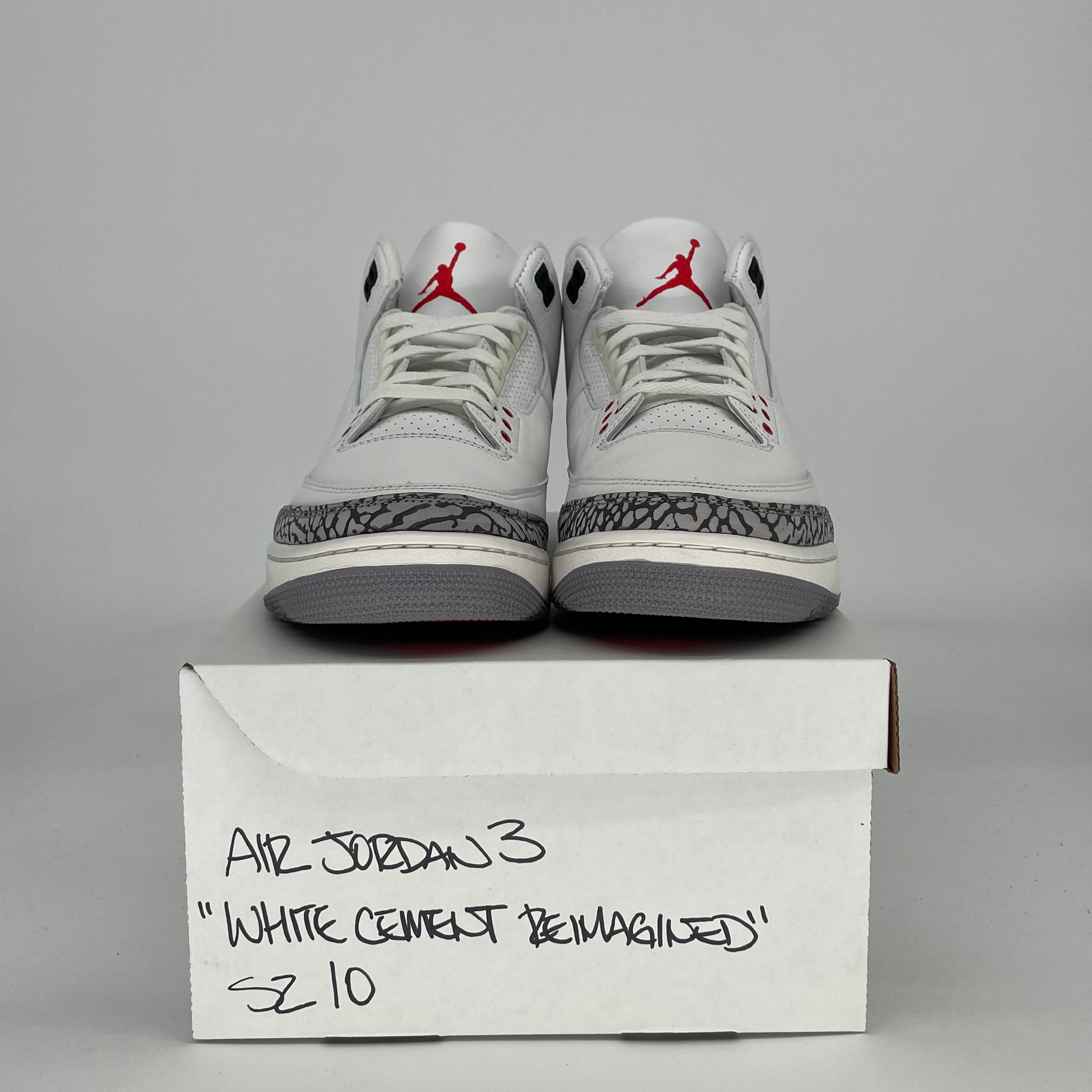AIR JORDAN 3 WHITE CEMENT REIMAGINED DN3707-100 SIZE 10/11.5W
