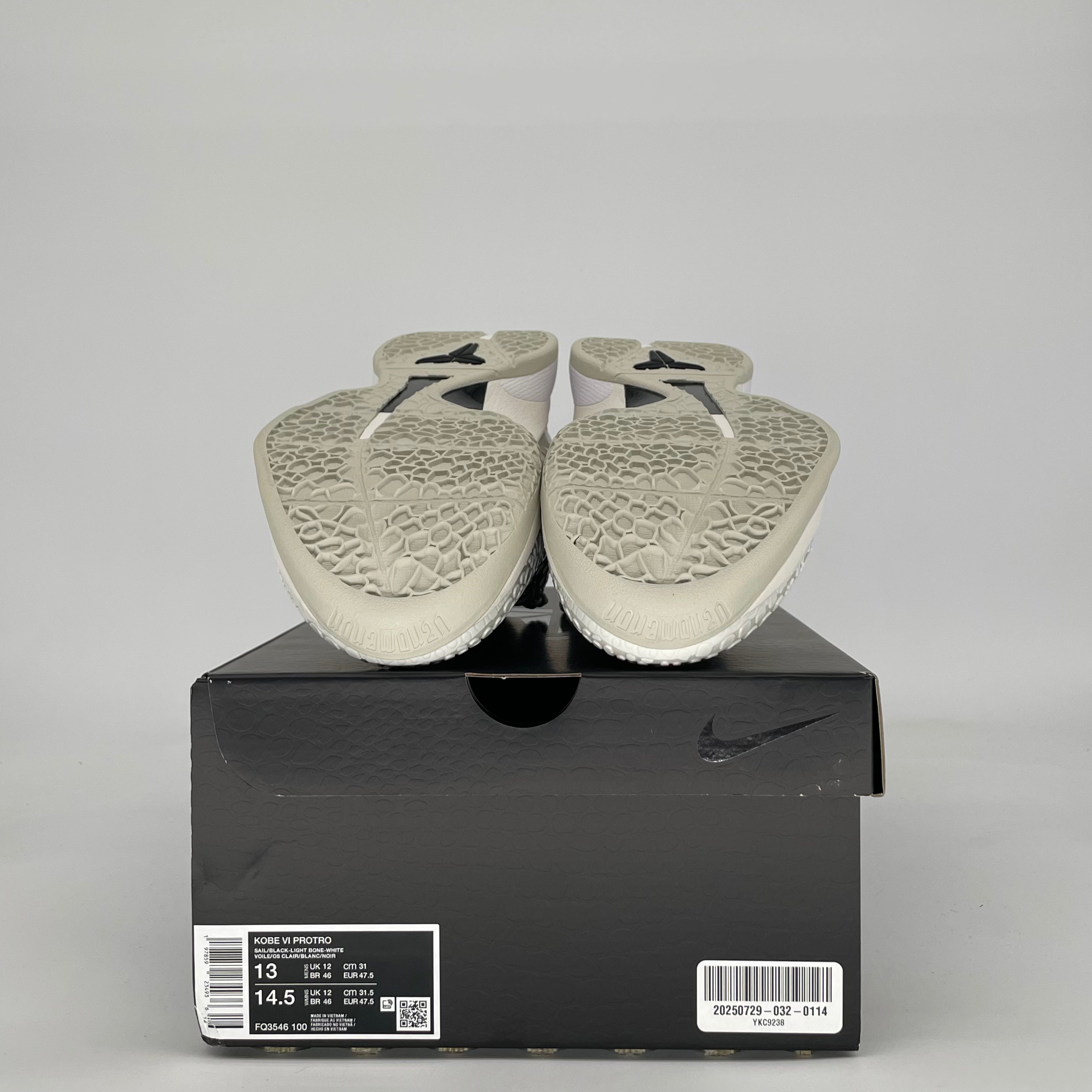 NIKE KOBE 6 PROTRO SAIL ALL-STAR FQ3546-100 SIZE 13/14.5W