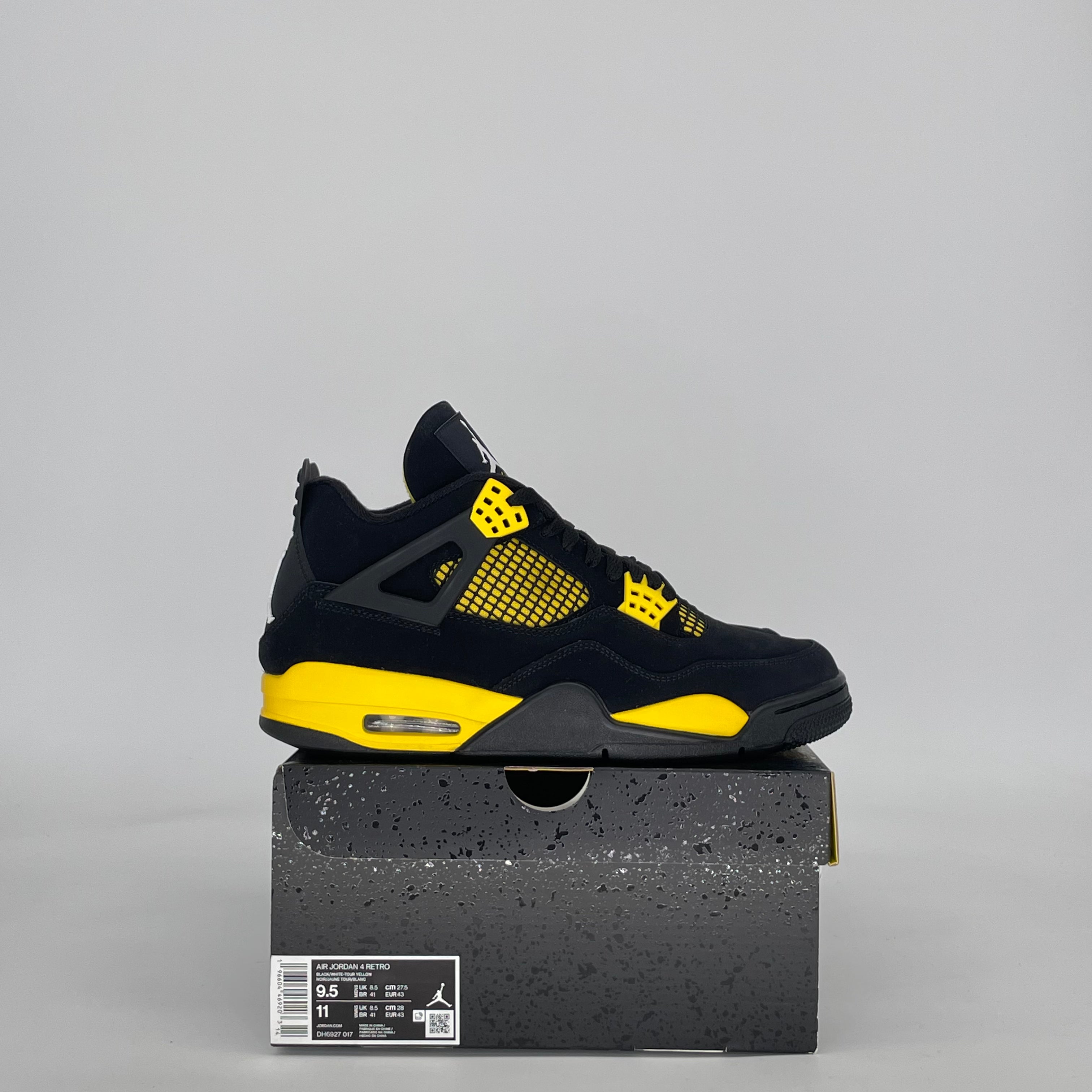 AIR JORDAN 4 THUNDER DH6927-017 SIZE 9.5/11W