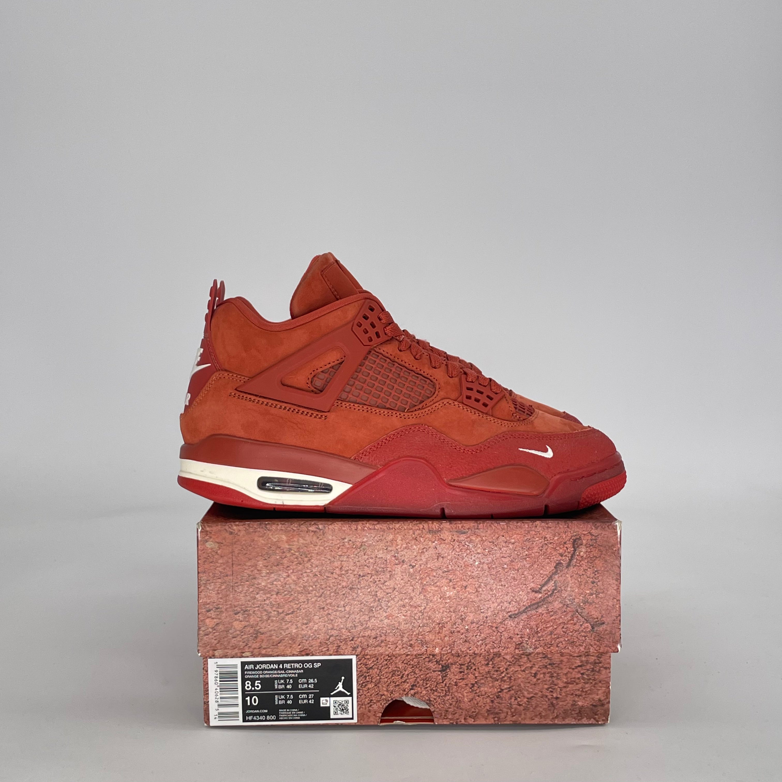 AIR JORDAN 4 NIGEL SYLVESTER BRICK BY BRICK HF4340-800 SIZE 8.5/10W