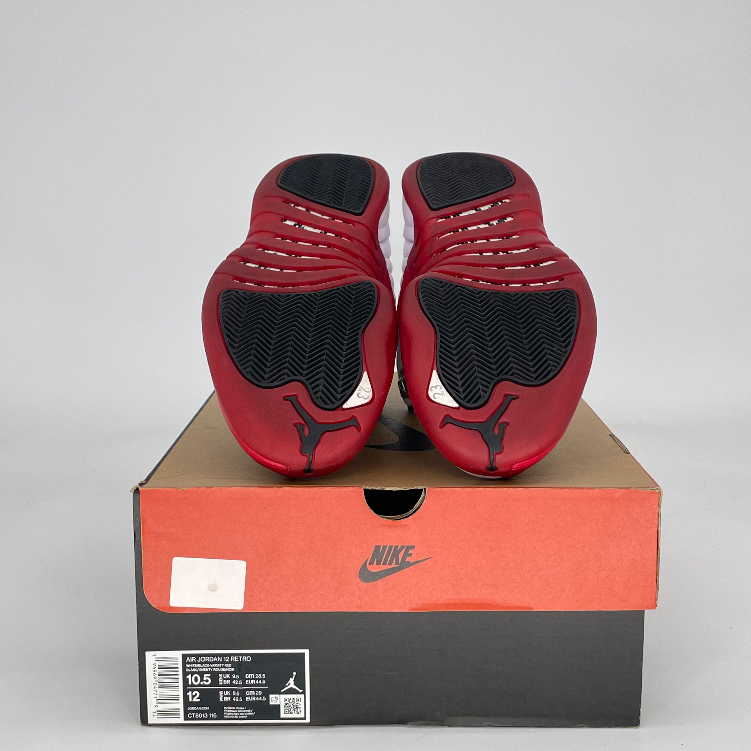 AIR JORDAN 12 CHERRY CT8013-116 SIZE 10.5/12W