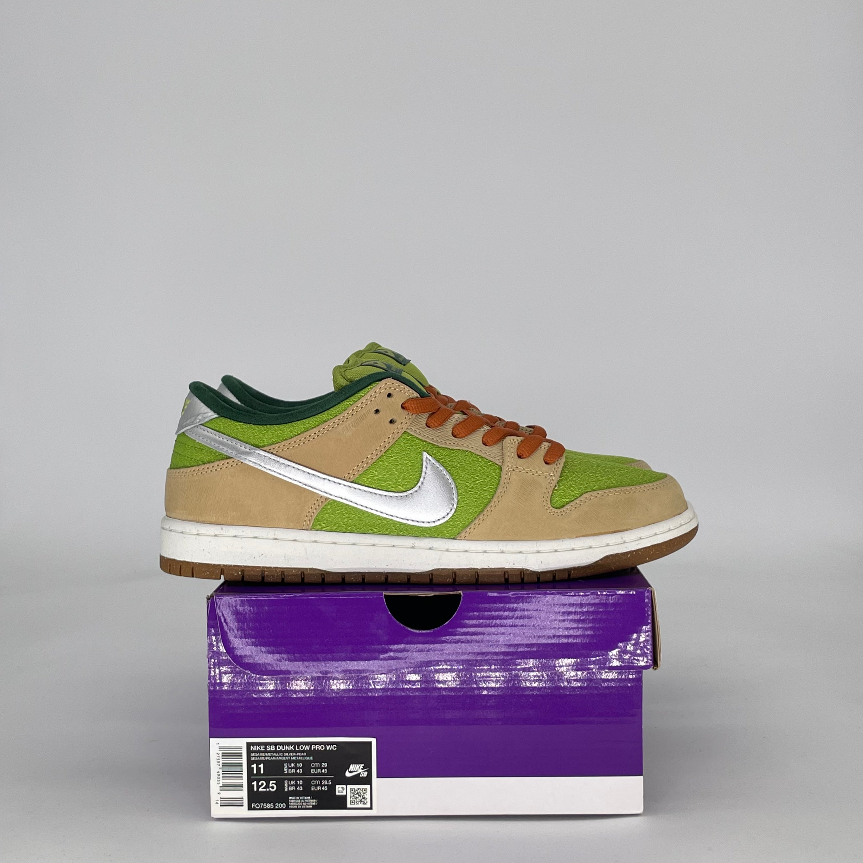 NIKE SB DUNK LOW ESCARGOT FQ7585-200 SIZE 11/12.5W