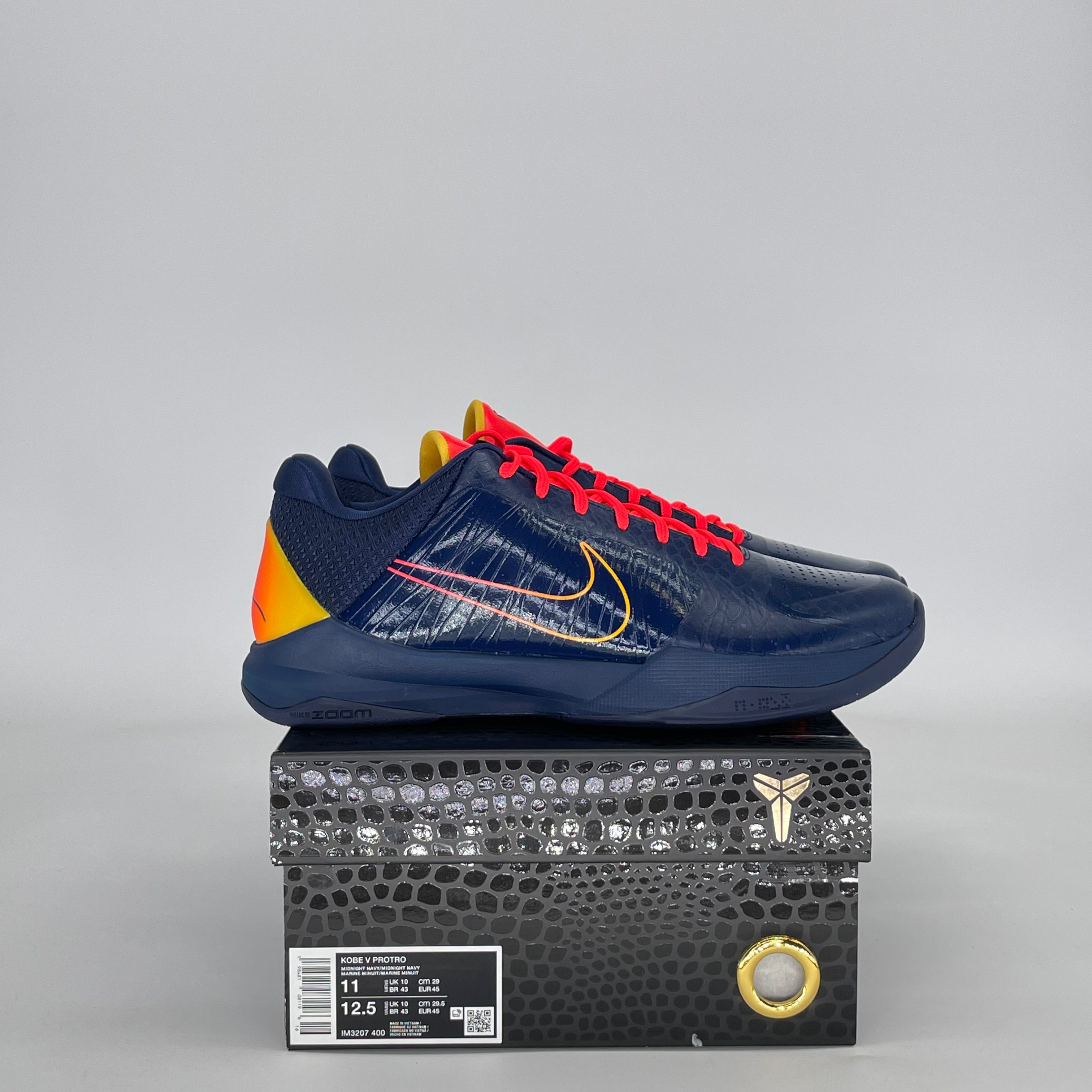 NIKE KOBE 5 PROTRO CAITLIN CLARK INDIANA FEVER IM3207-400 SIZE 11/12.5W