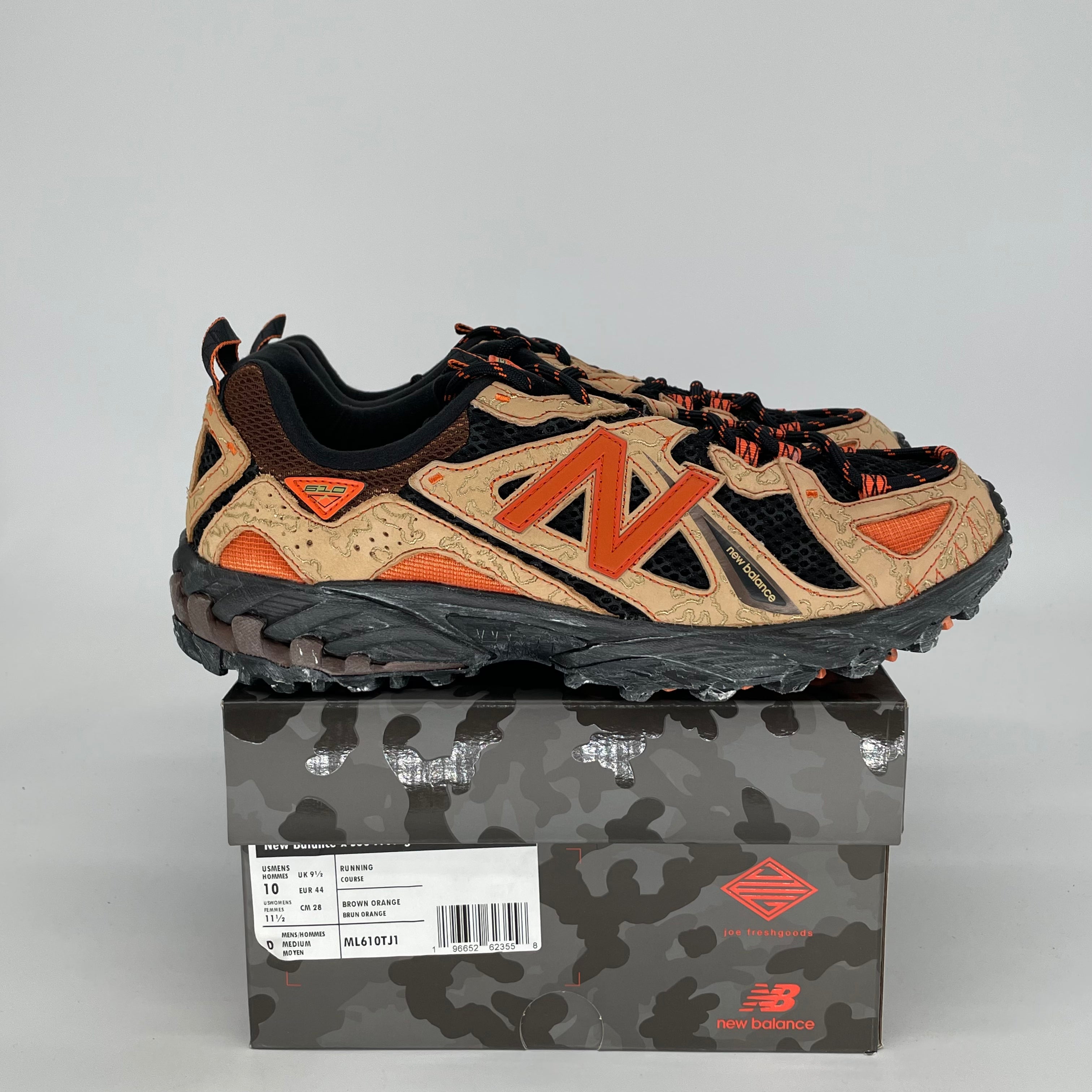 JOE FRESHGOODS X NEW BALANCE 610 BTS LIL DESERT ML610TJ1 SIZE 10/11.5W