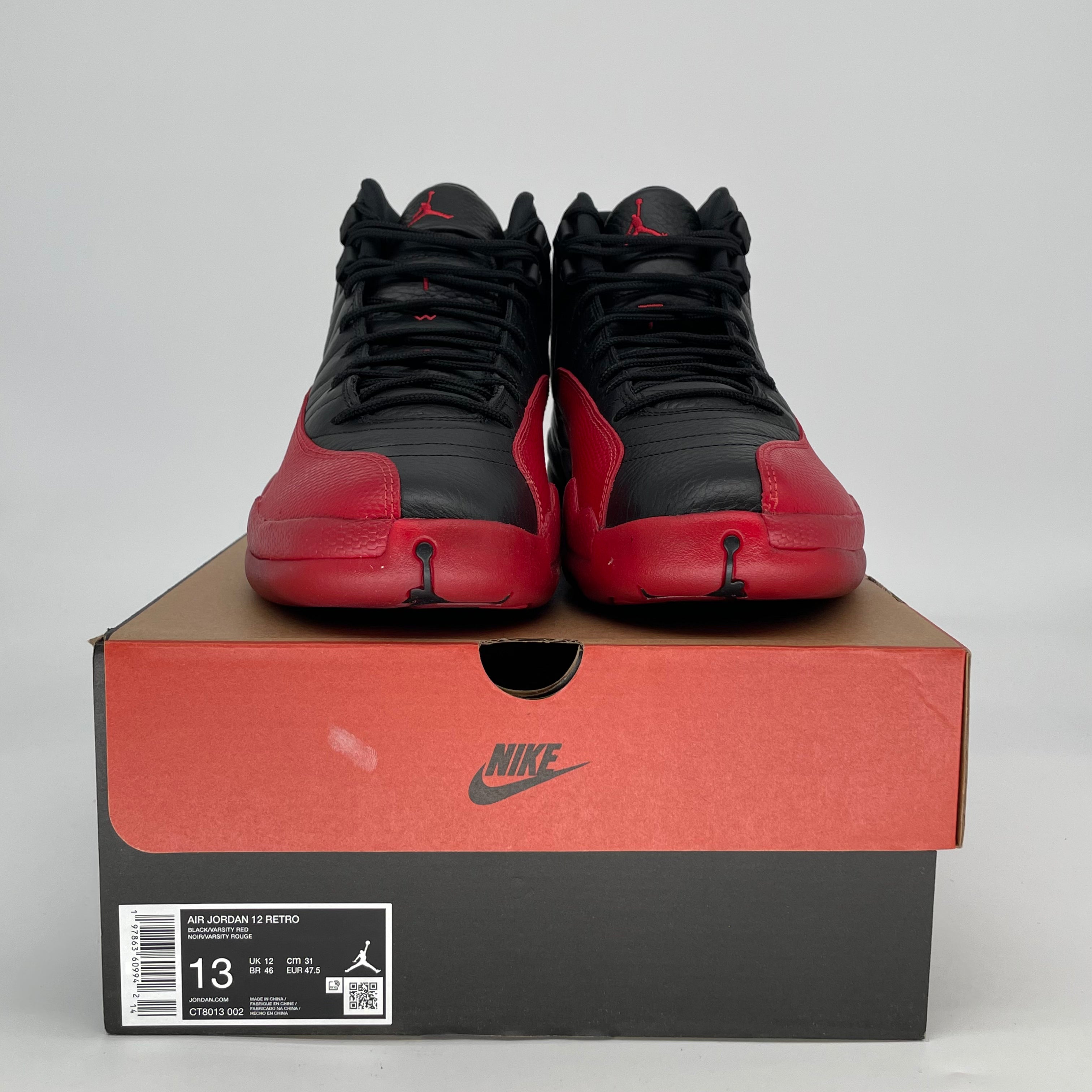 AIR JORDAN 12 FLU GAME CT8013-002 SIZE 13/14.5W