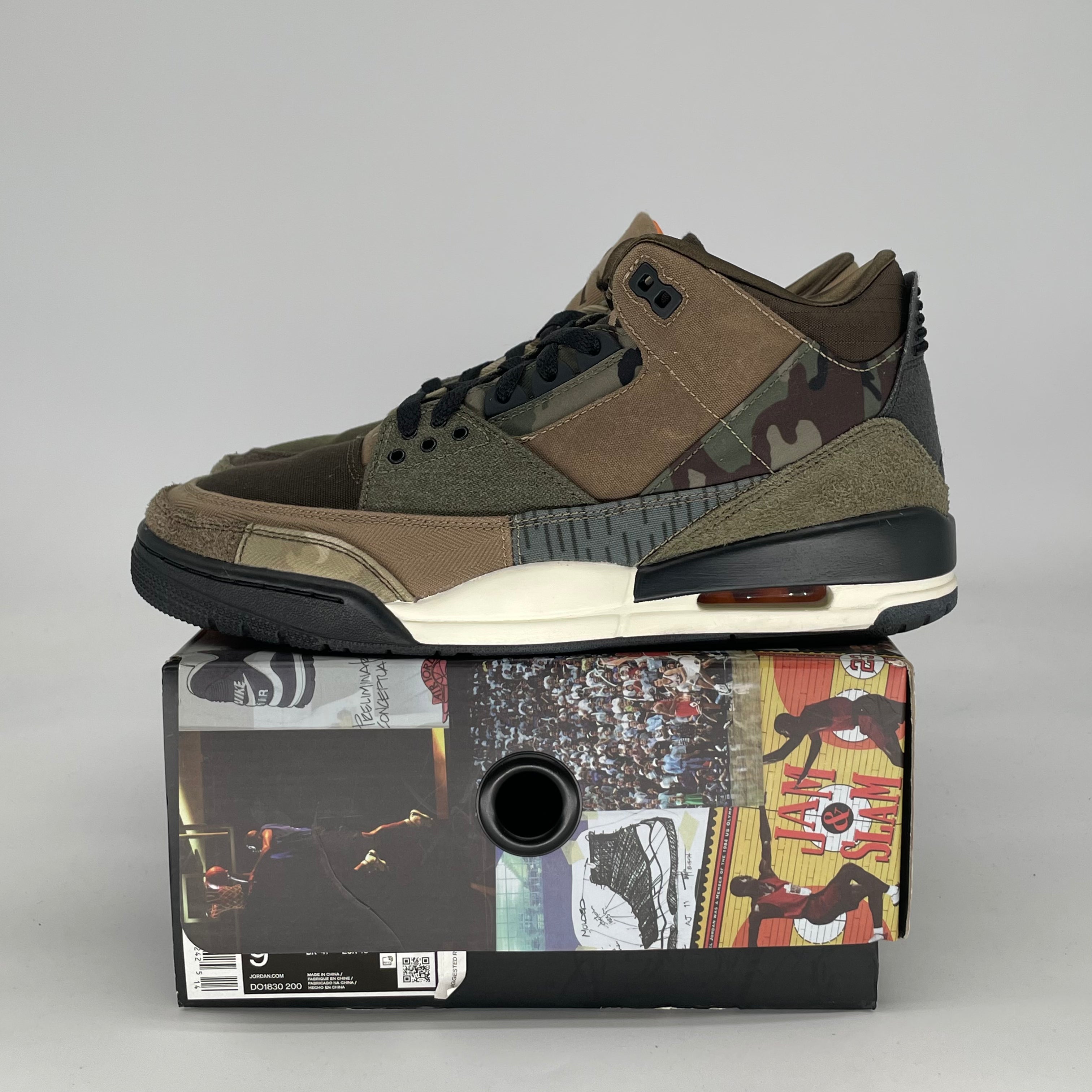 AIR JORDAN 3 PATCHWORK DO1830-200 SIZE 9.5/11W