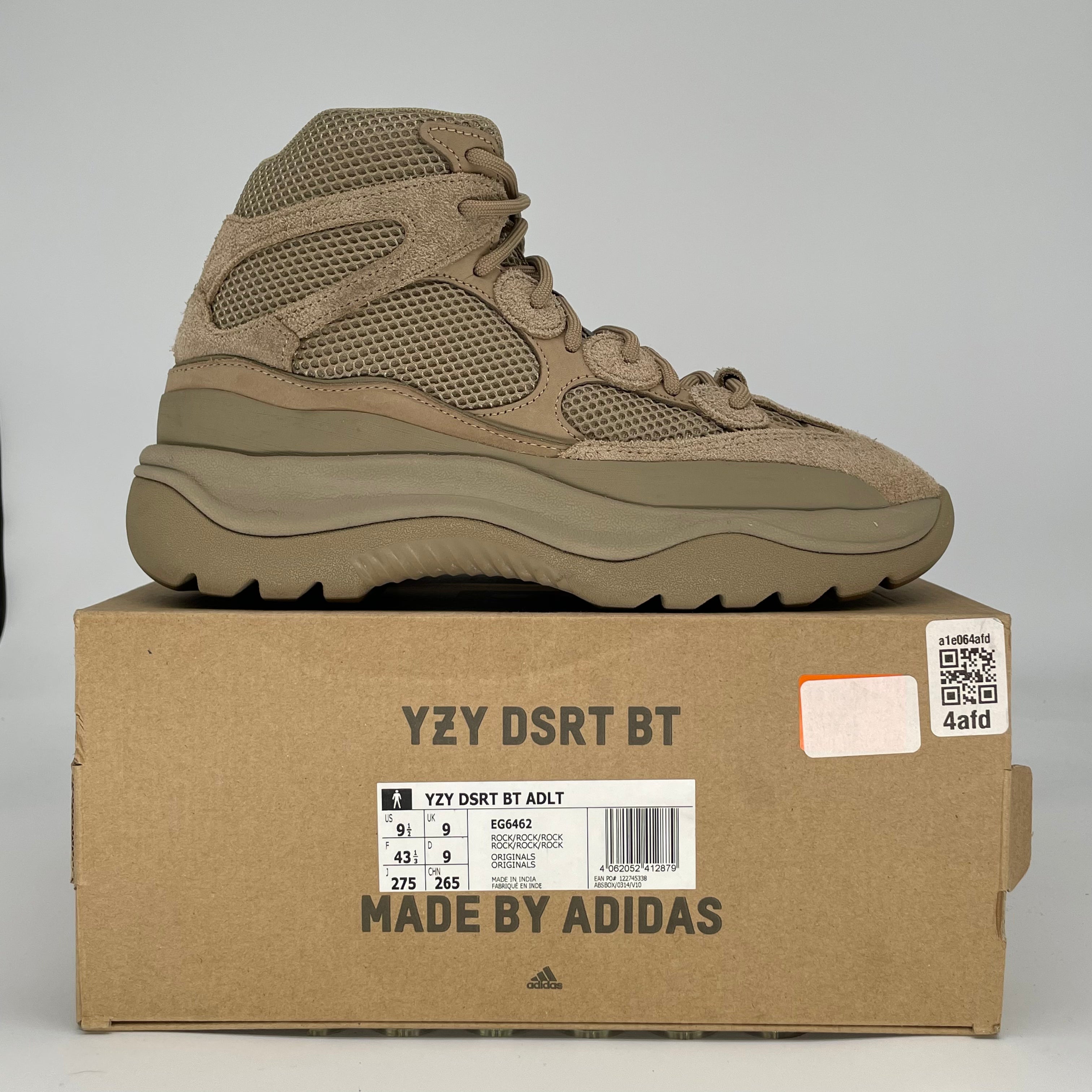 ADIDAS YEEZY DESERT BOOT ROCK EG6462 SIZE 9.5/11W
