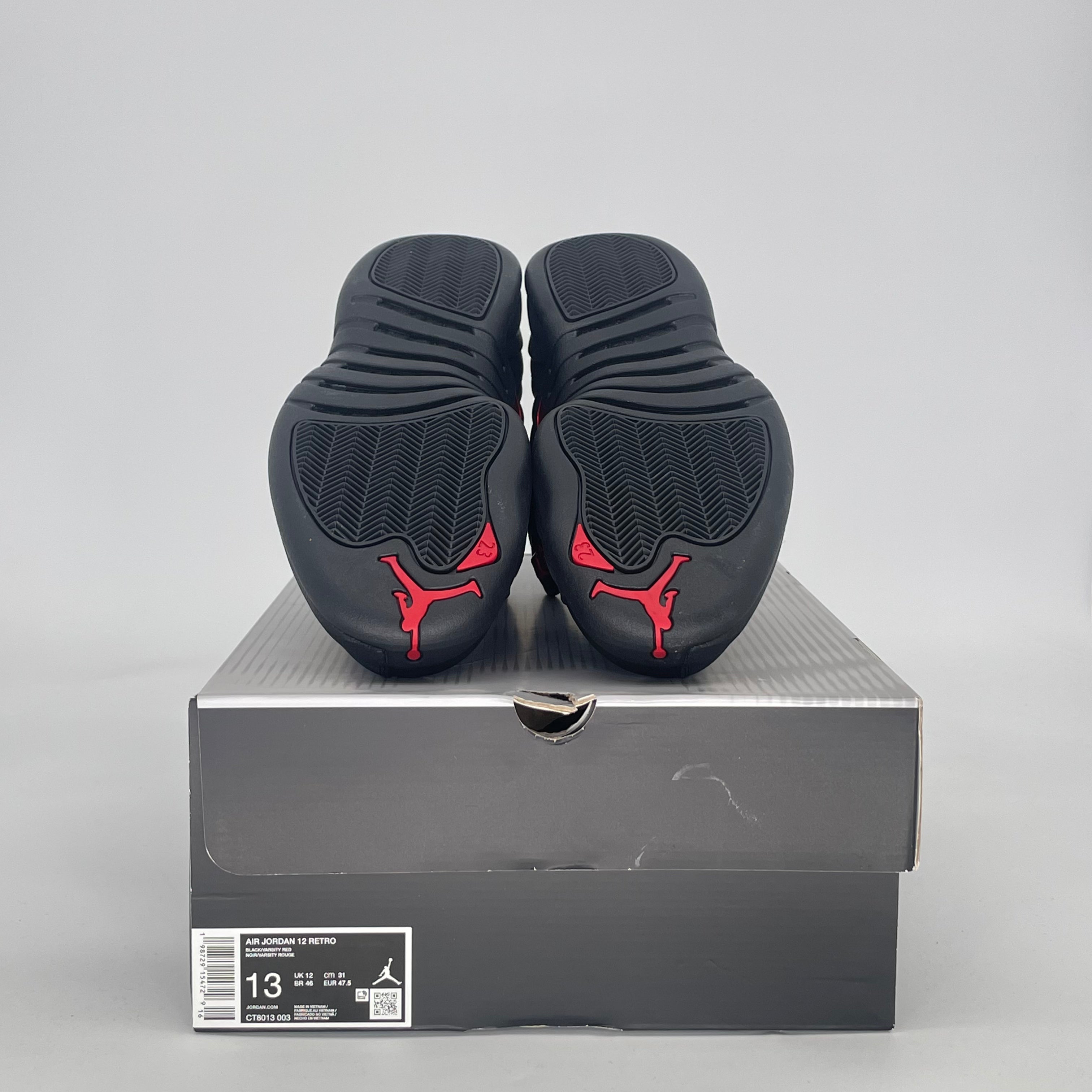 AIR JORDAN 12 BLOODLINE CT8013-003 SIZE 13/14.5W