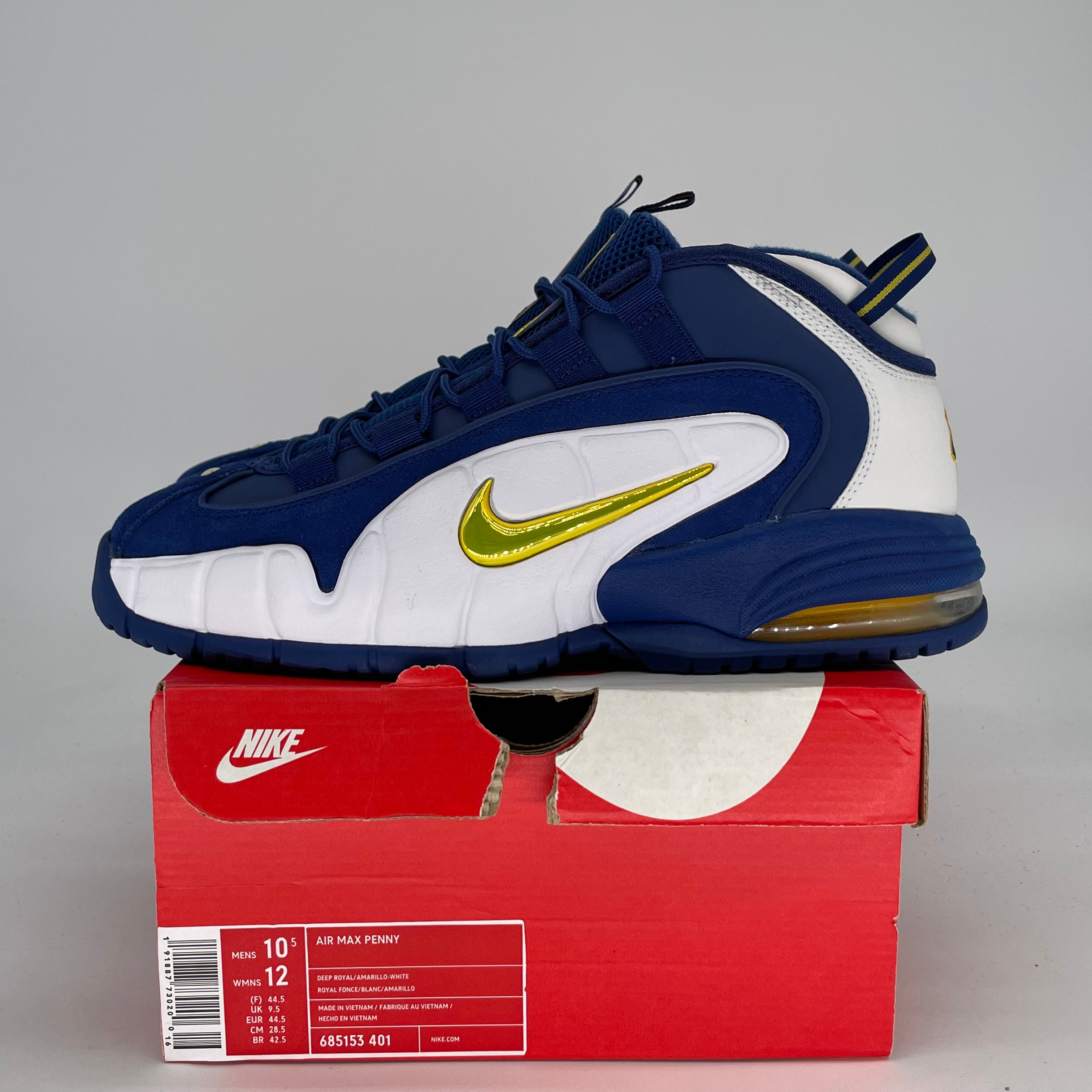 NIKE AIR MAX PENNY WARRIORS 685153-401 SIZE 10.5/12W
