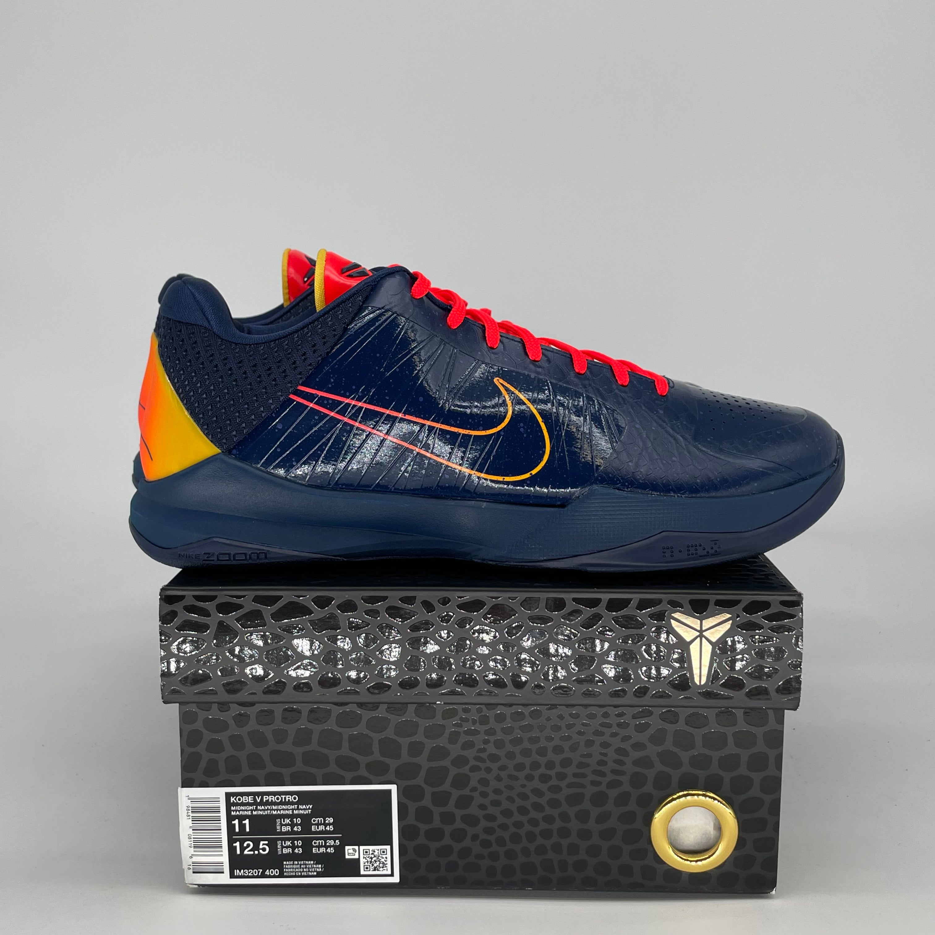 NIKE KOBE 5 PROTRO CAITLIN CLARK INDIANA FEVER IM3207-400 SIZE 11/12.5W
