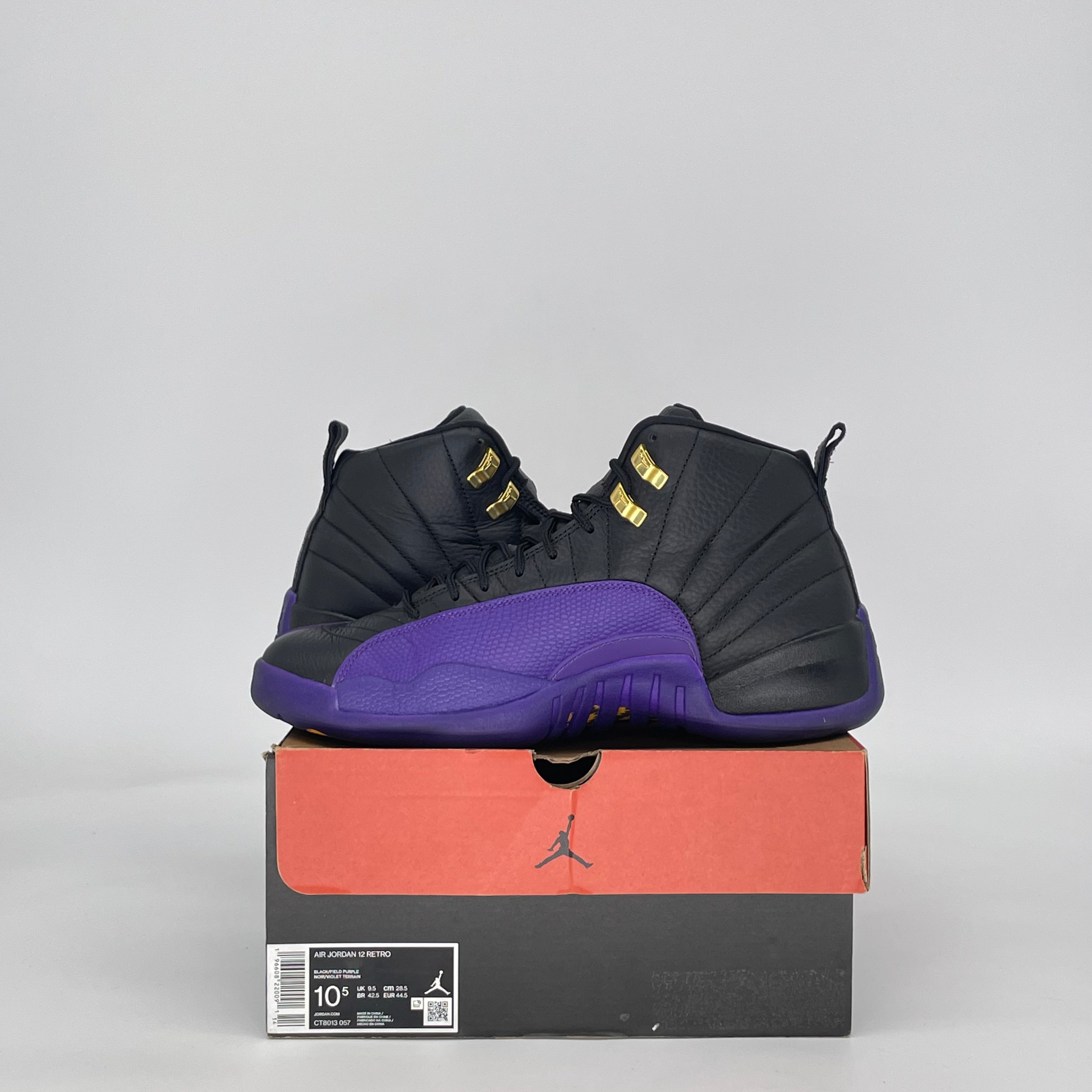 AIR JORDAN 12 FIELD PURPLE CT8013-057 SIZE 10.5/12W