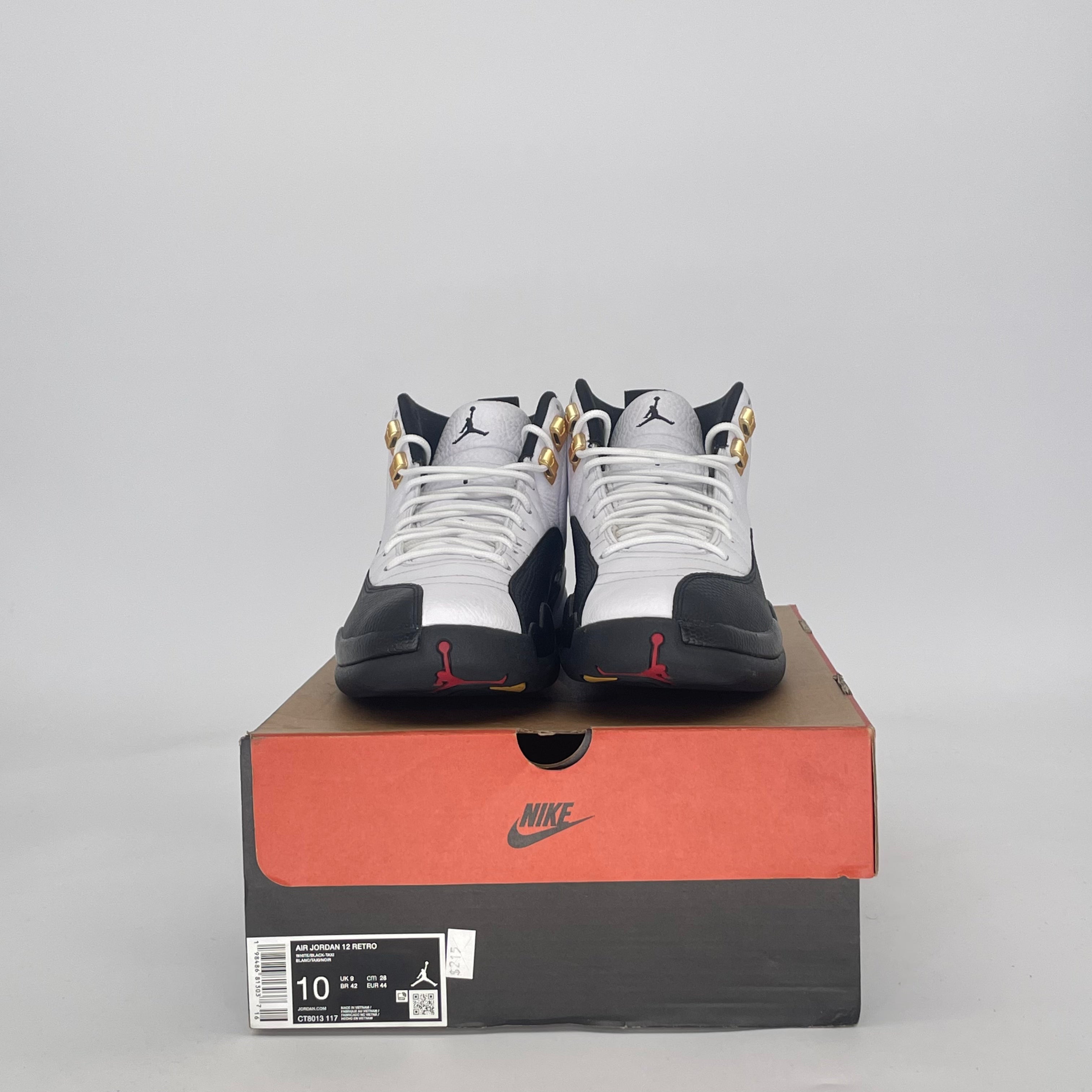 AIR JORDAN 12 TAXI CT8013-117 SIZE 10/11.5W