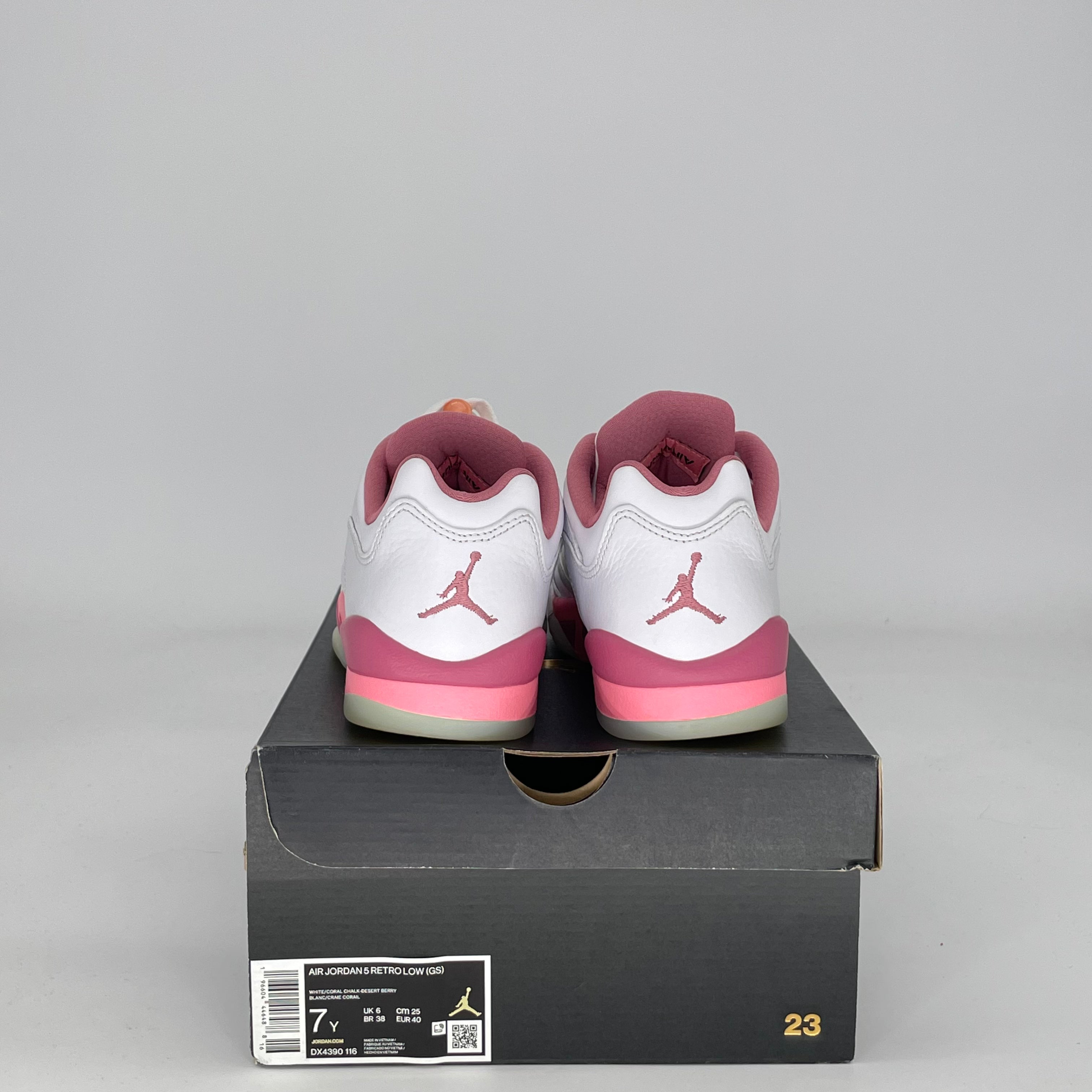 AIR JORDAN 5 LOW CRAFTED FOR HER DESERT BERRY DX4390-116 SIZE 7/8.5W