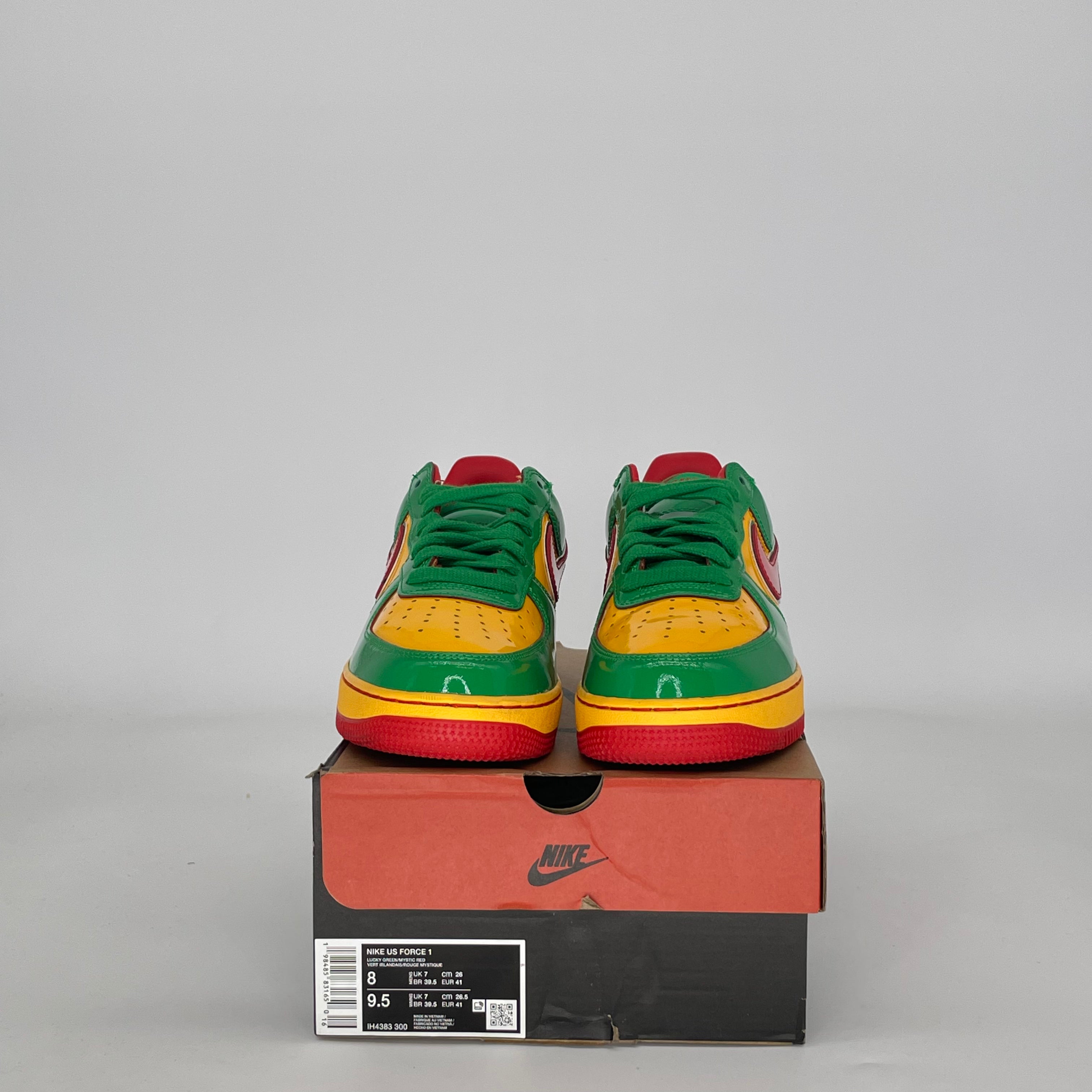 NIKE AIR FORCE 1 LOW LIL YACHTY CONCRETE BOYS LUCKY GREEN IH4383-300 SIZE 8/9.5W